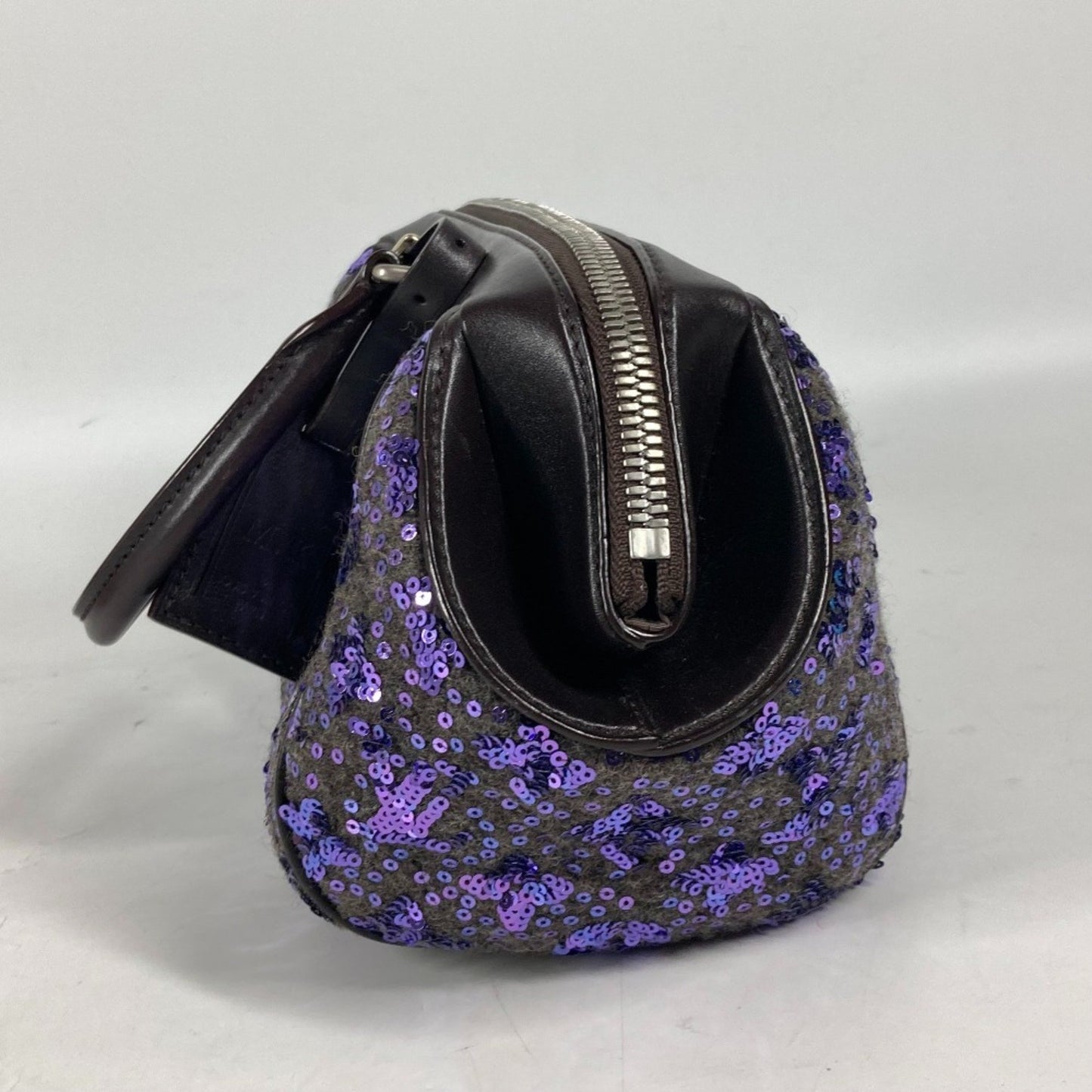 Louis Vuitton, Purple, Leather, handbag