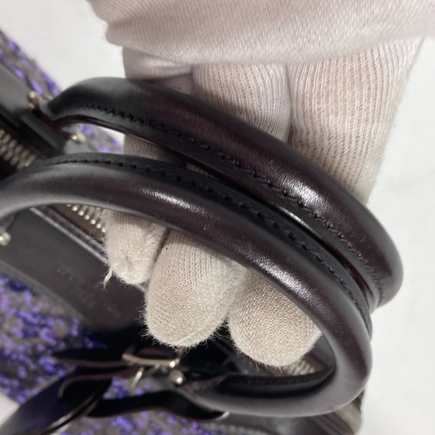 Louis Vuitton, Purple, Leather, handbag