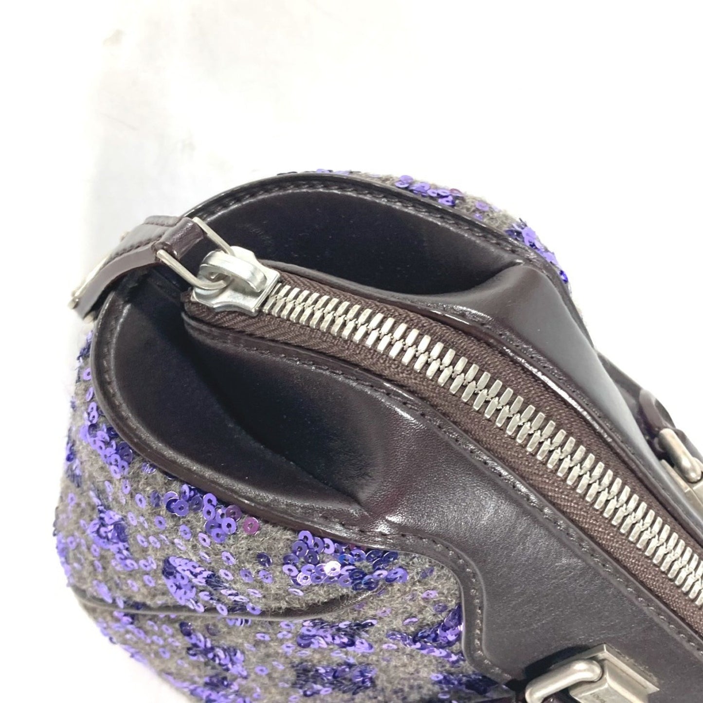 Louis Vuitton, Purple, Leather, handbag