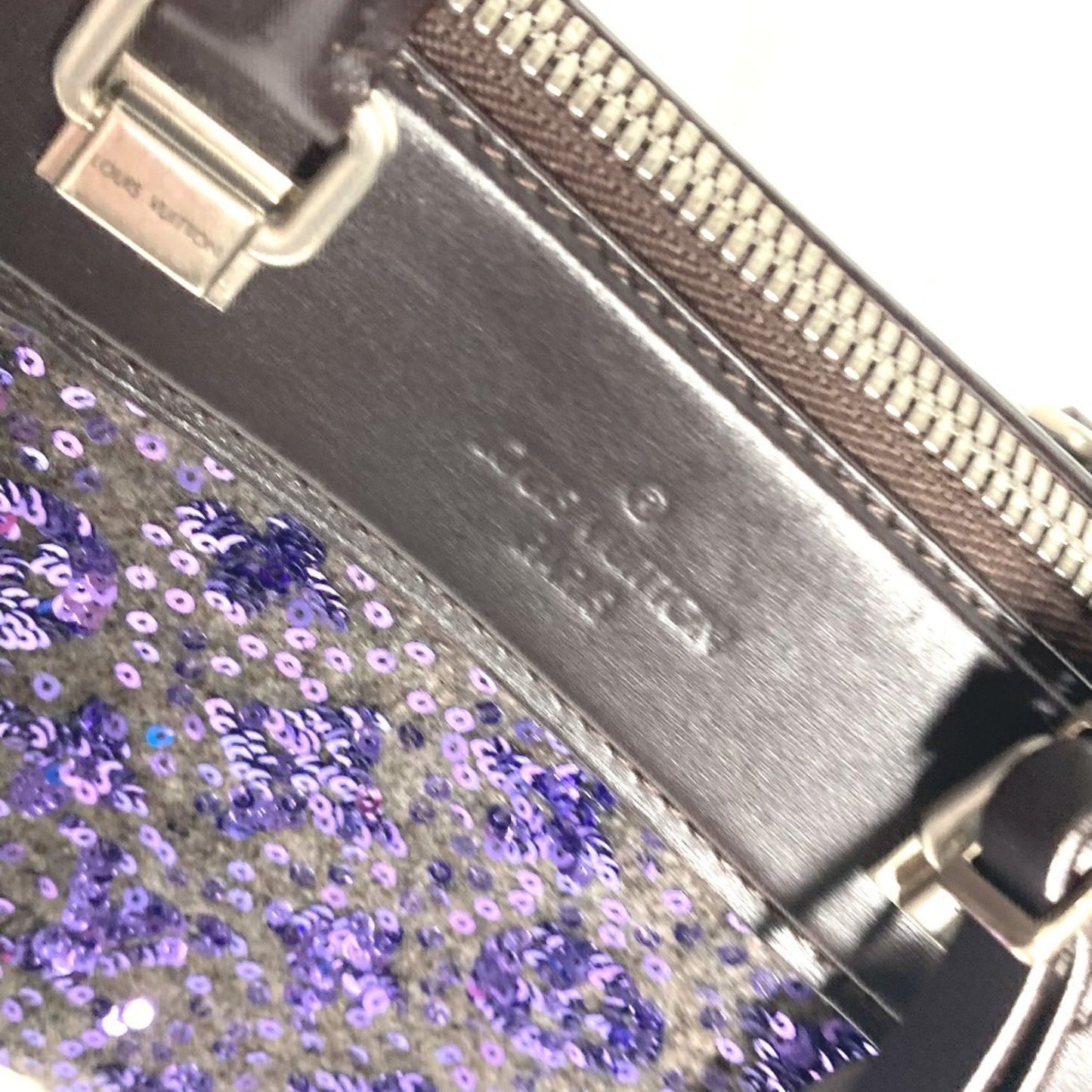 Louis Vuitton, Purple, Leather, handbag