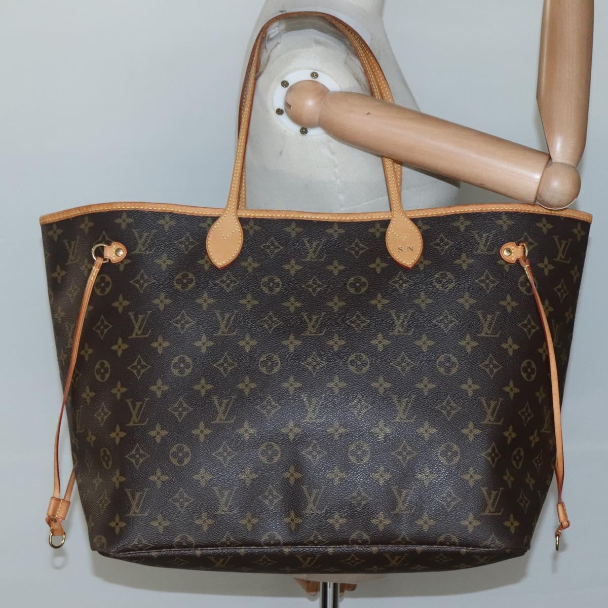 Louis Vuitton Neverfull GM, Brown, Canvas, tote
