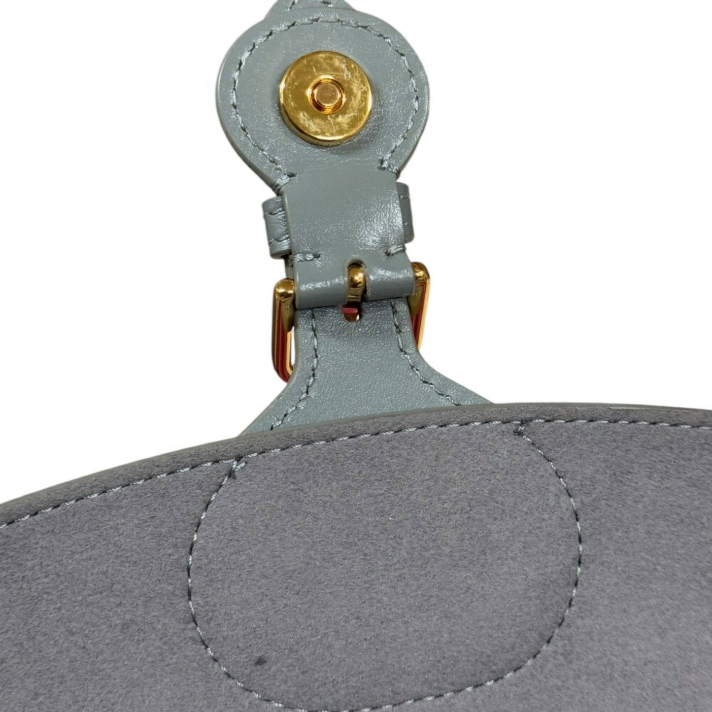 Dior Bobby medium, Grey, Leather, shoulder