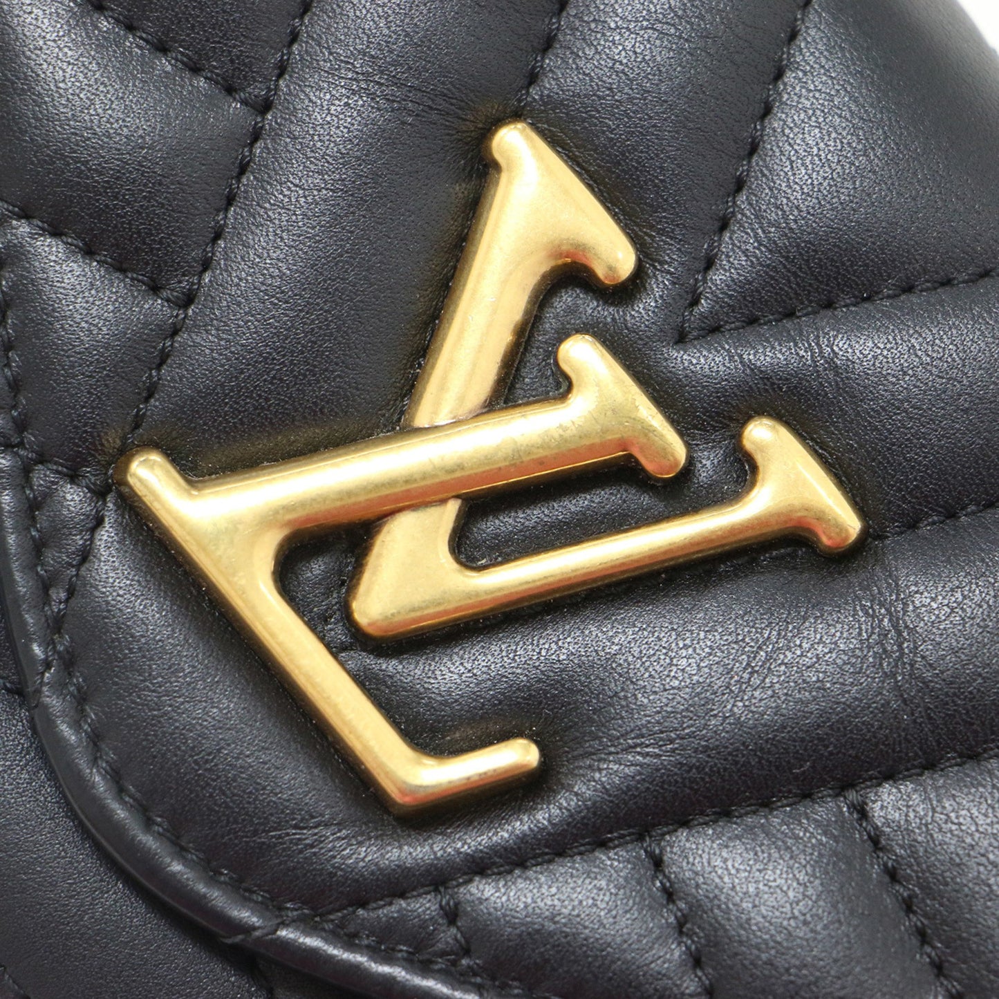Louis Vuitton New Wave, Black, Leather, wallet