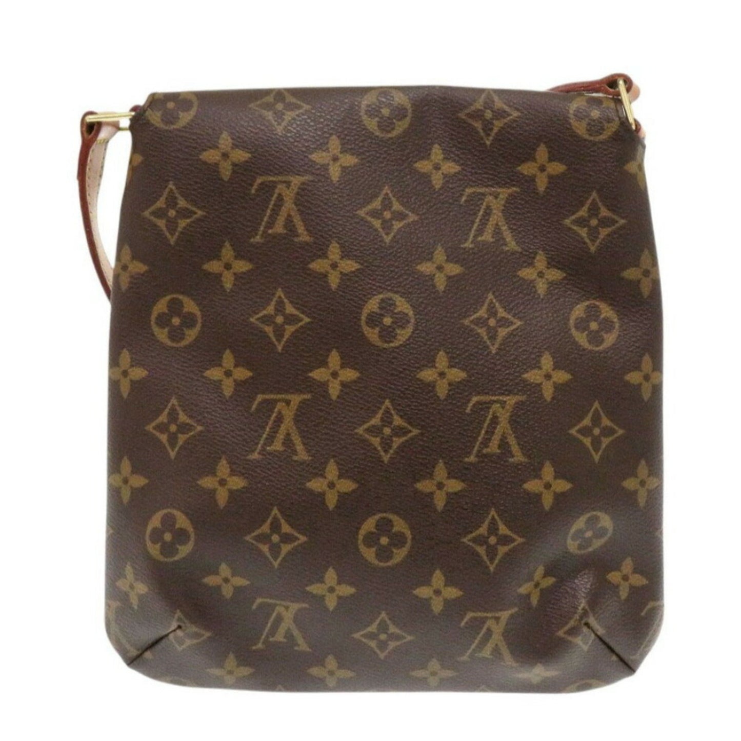 Louis Vuitton Musette Salsa, Brown, Canvas, shoulder