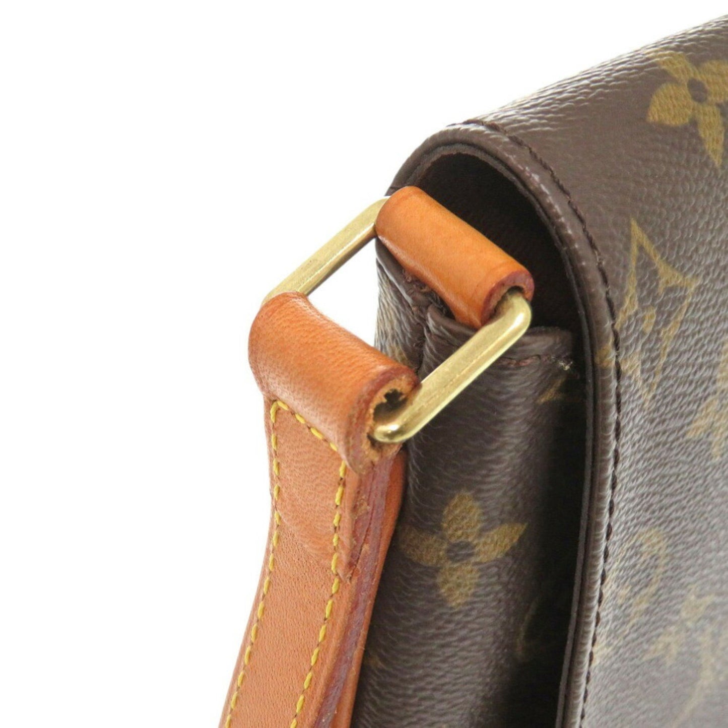 Louis Vuitton Musette Salsa, Brown, Canvas, shoulder