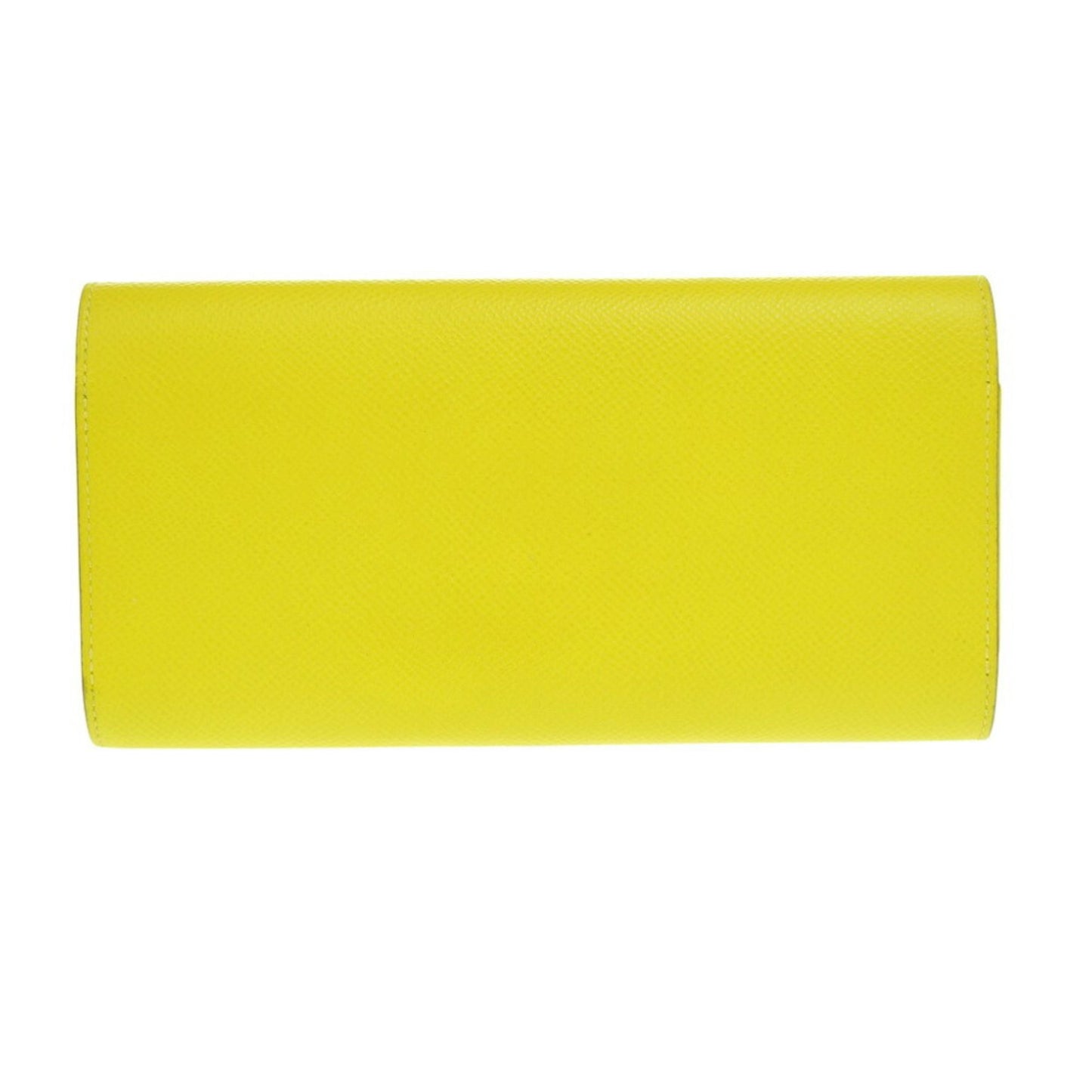 Hermès Passant, Yellow, Leather, wallet