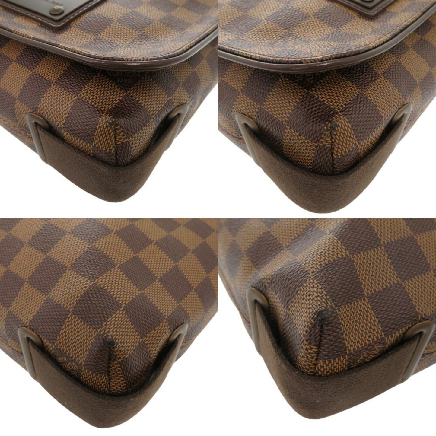Louis Vuitton Brooklyn, Brown, Canvas, shoulder
