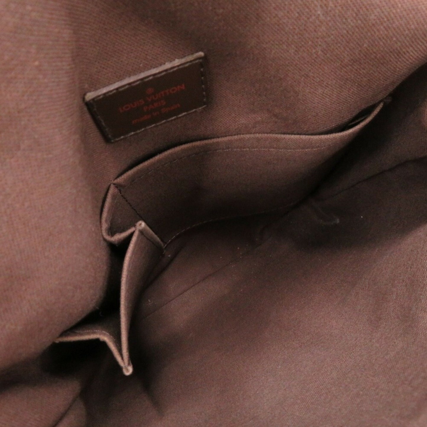 Louis Vuitton Brooklyn, Brown, Canvas, shoulder