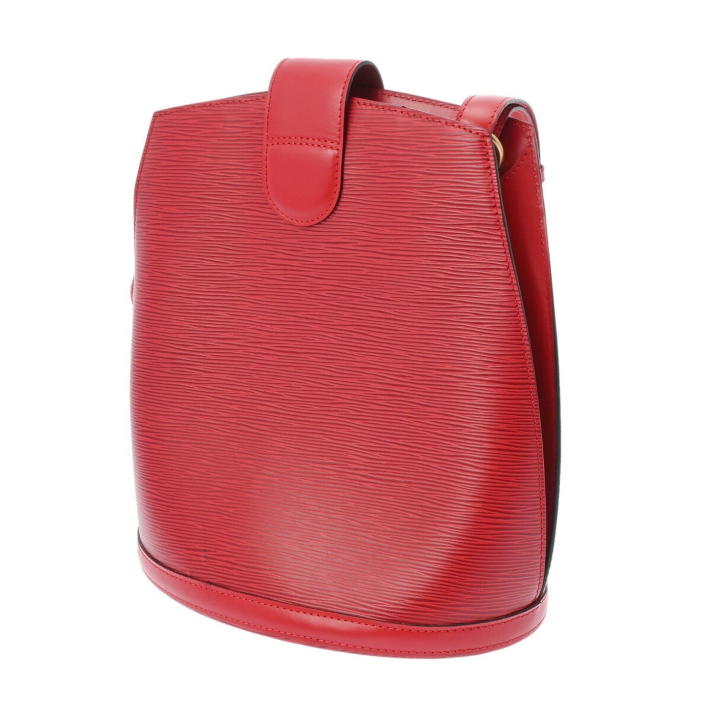 Louis Vuitton Cluny, Red, Leather, shoulder