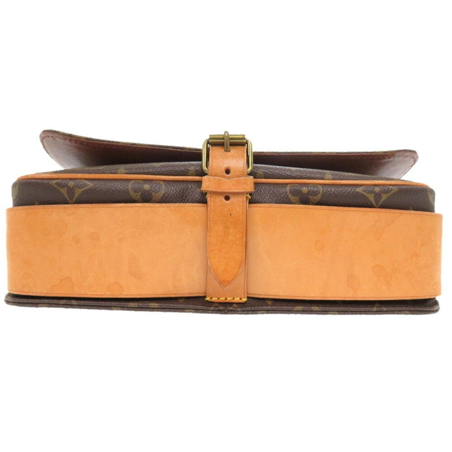 Louis Vuitton Cartouchiere, Brown, Canvas, shoulder