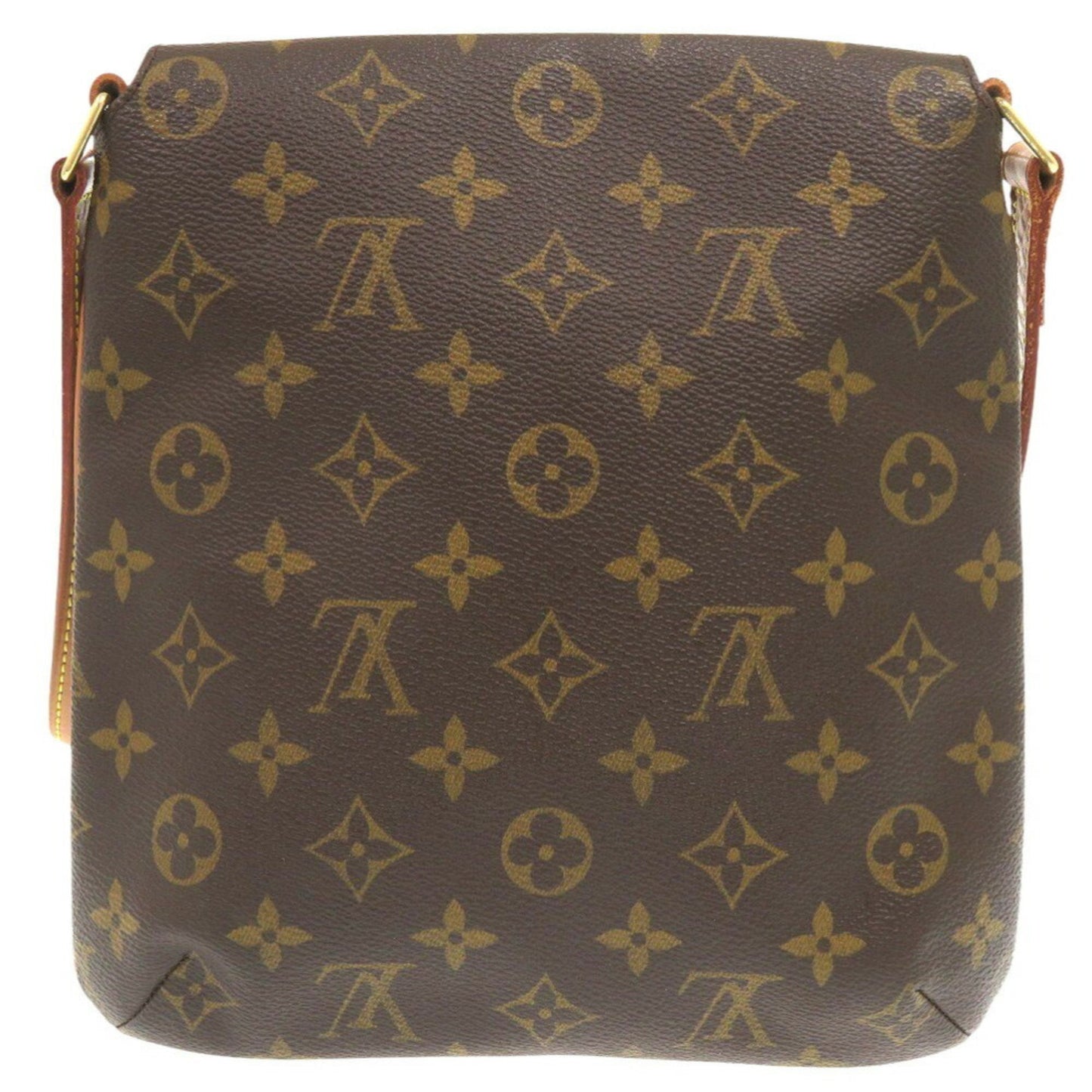 Louis Vuitton Musette Salsa, Brown, Canvas, shoulder