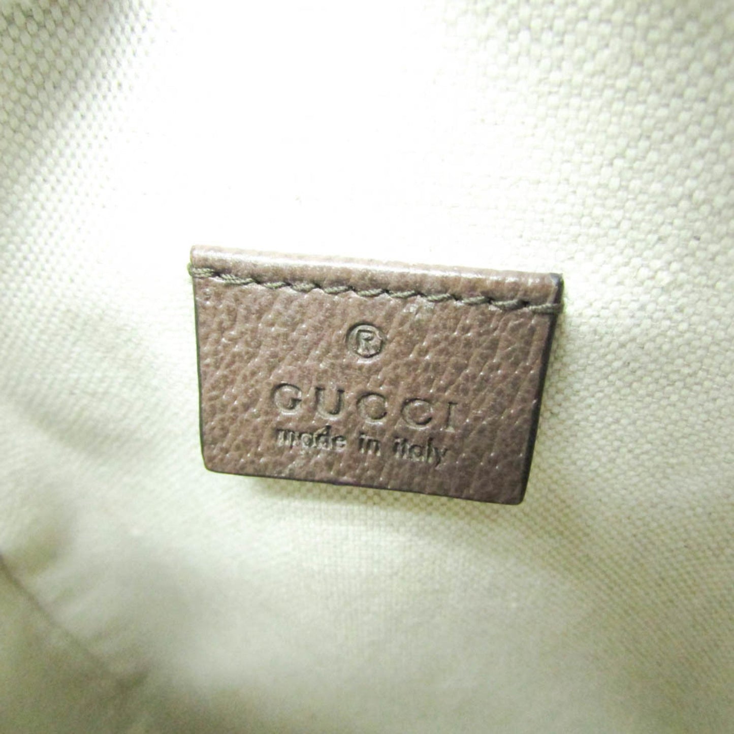 Gucci Ophidia, Beige, Canvas, shoulder