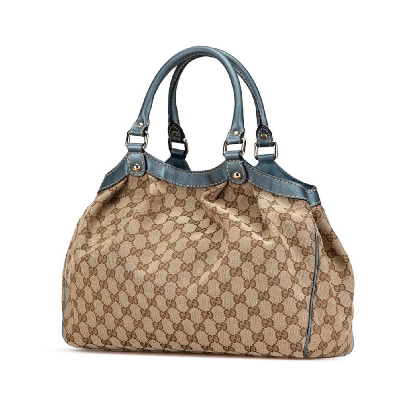 Gucci Sukey, Brown, Canvas, tote