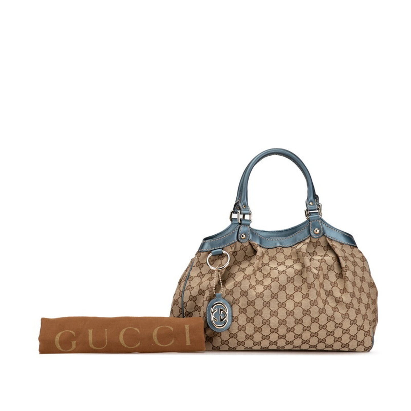 Gucci Sukey, Brown, Canvas, tote