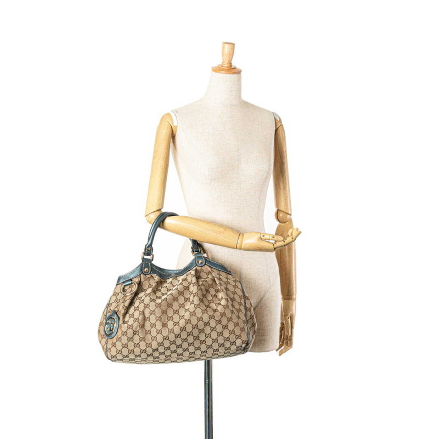 Gucci Sukey, Brown, Canvas, tote