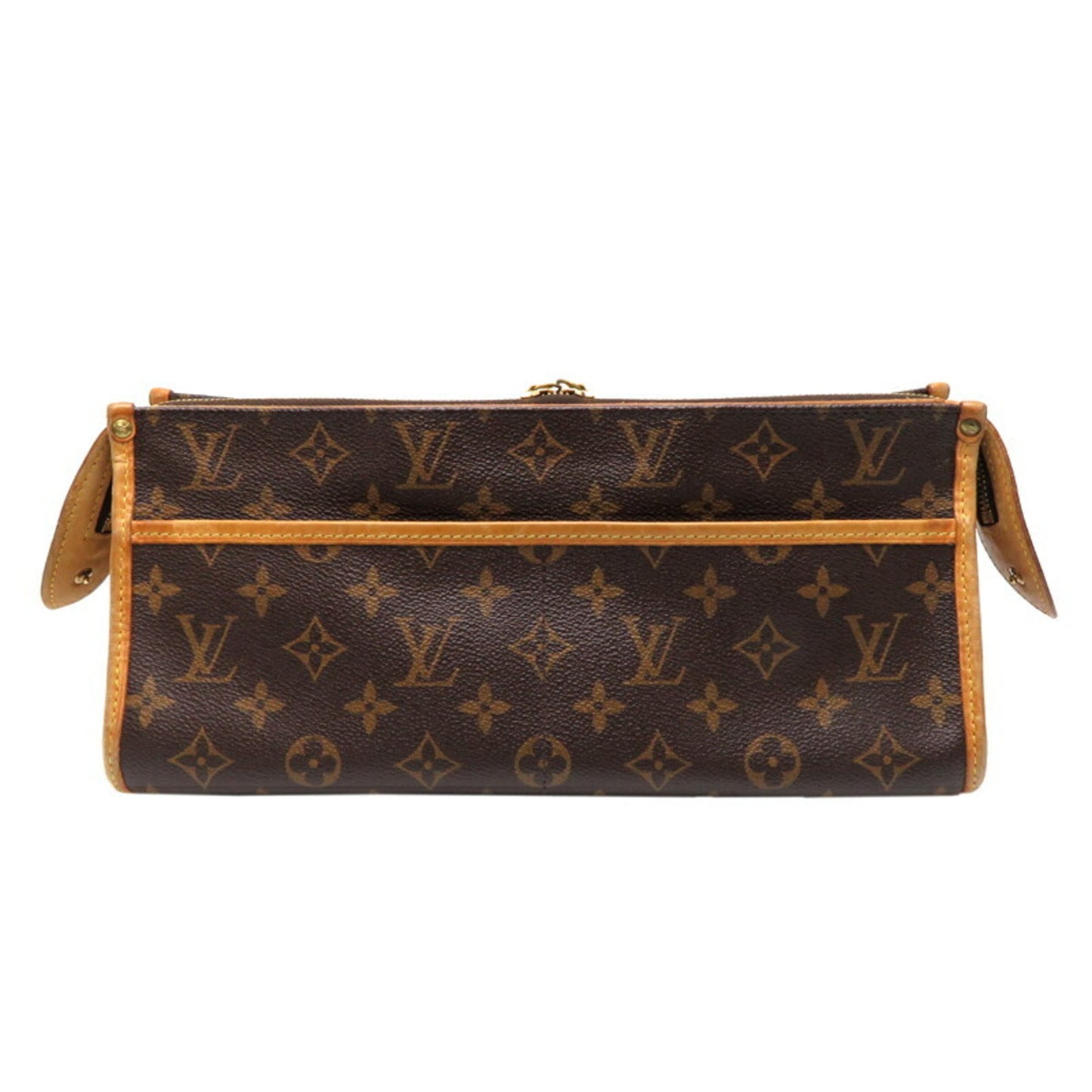 Louis Vuitton Popincourt, Brown, Canvas, shoulder