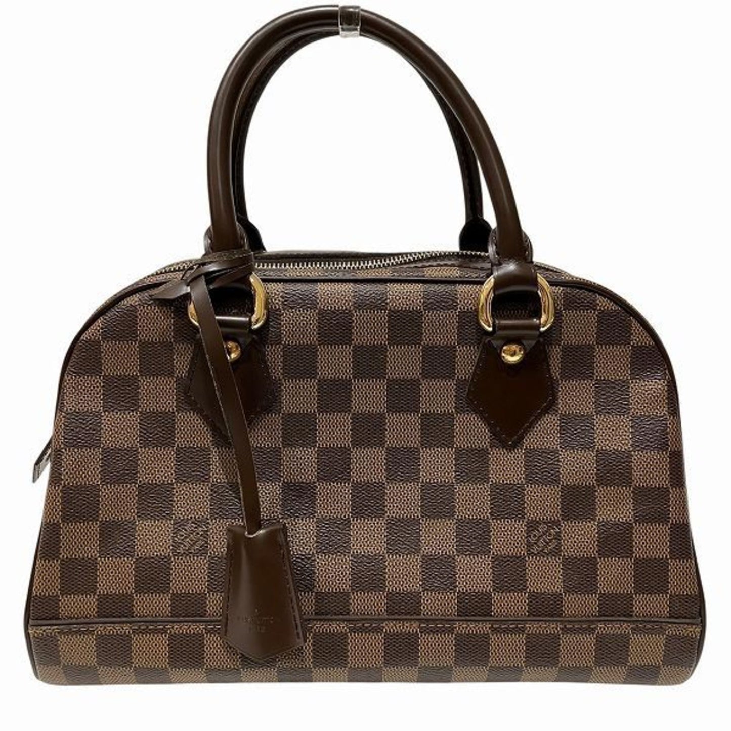 Louis Vuitton Duomo, Brown, Canvas, handbag