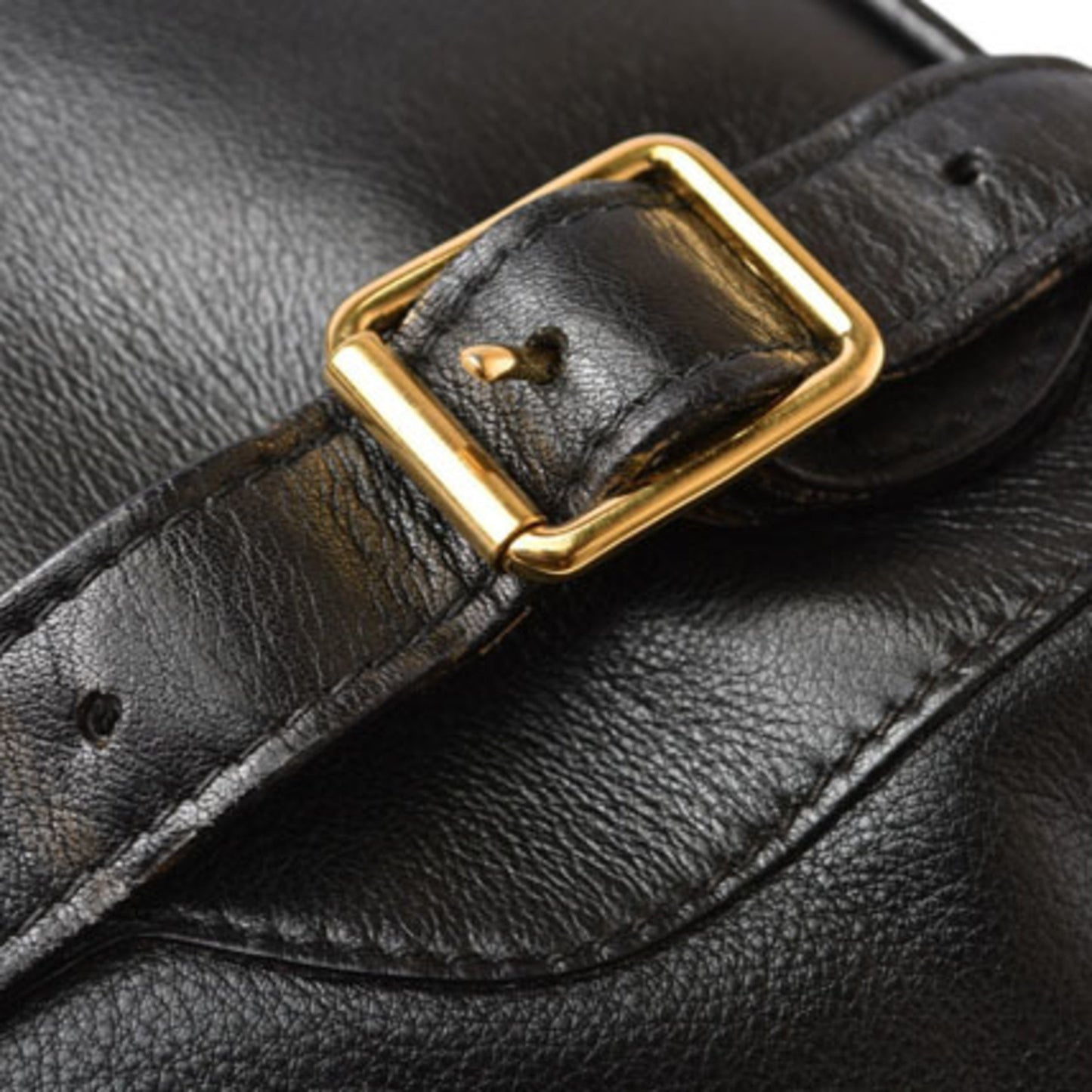 Gucci, Black, Leather, backpack