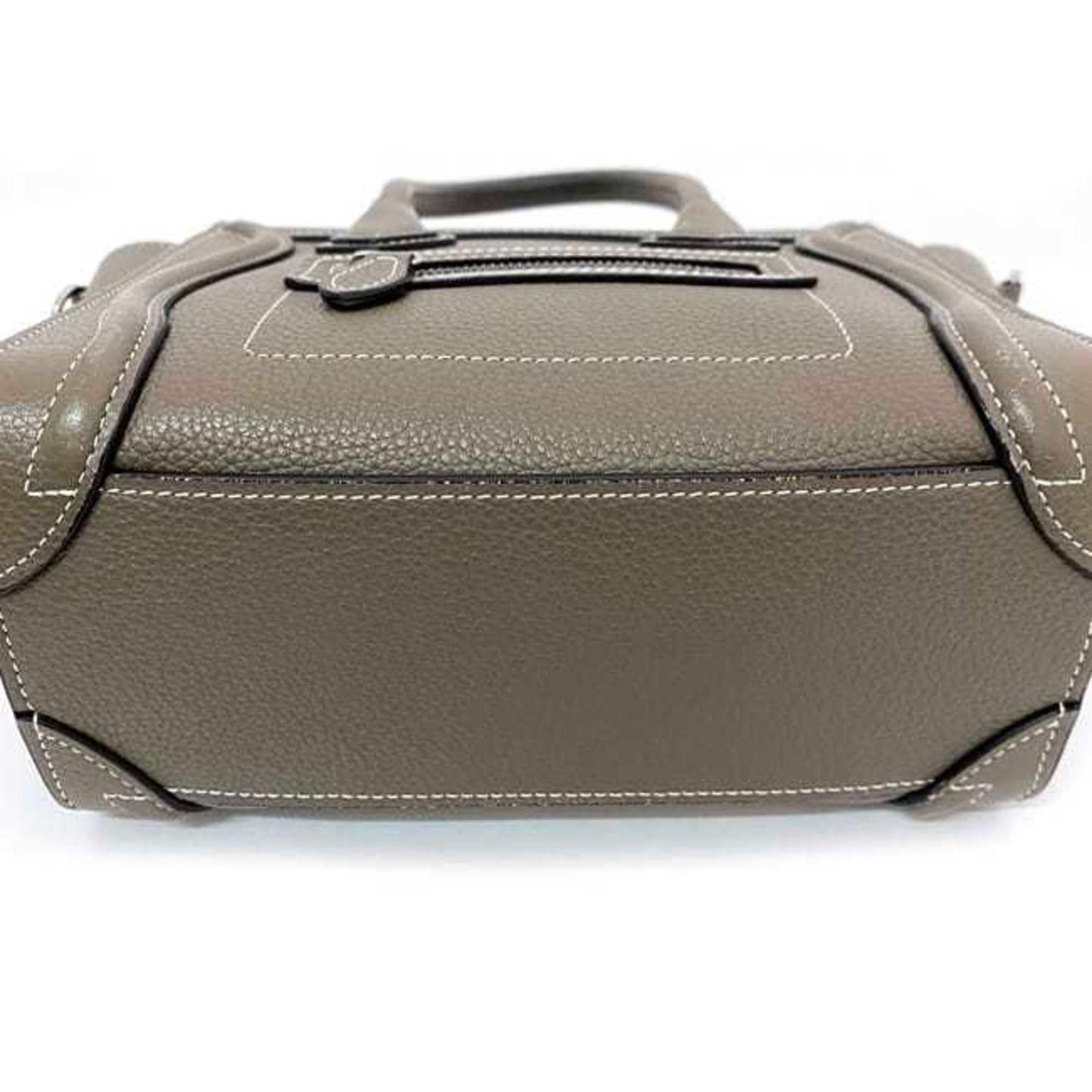 Céline Luggage, Beige, Leather, handbag