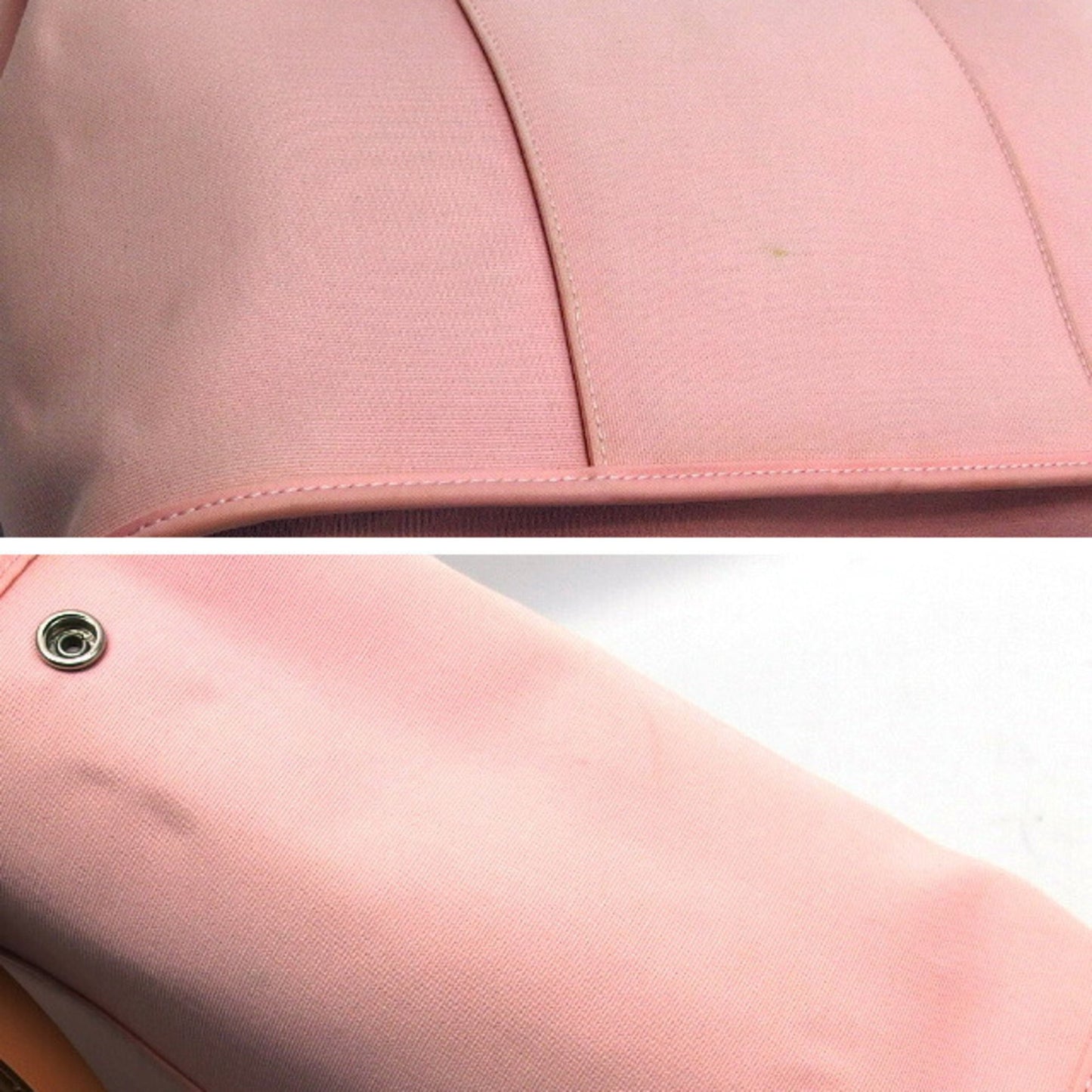 Hermès Cabag, Pink, Canvas, tote