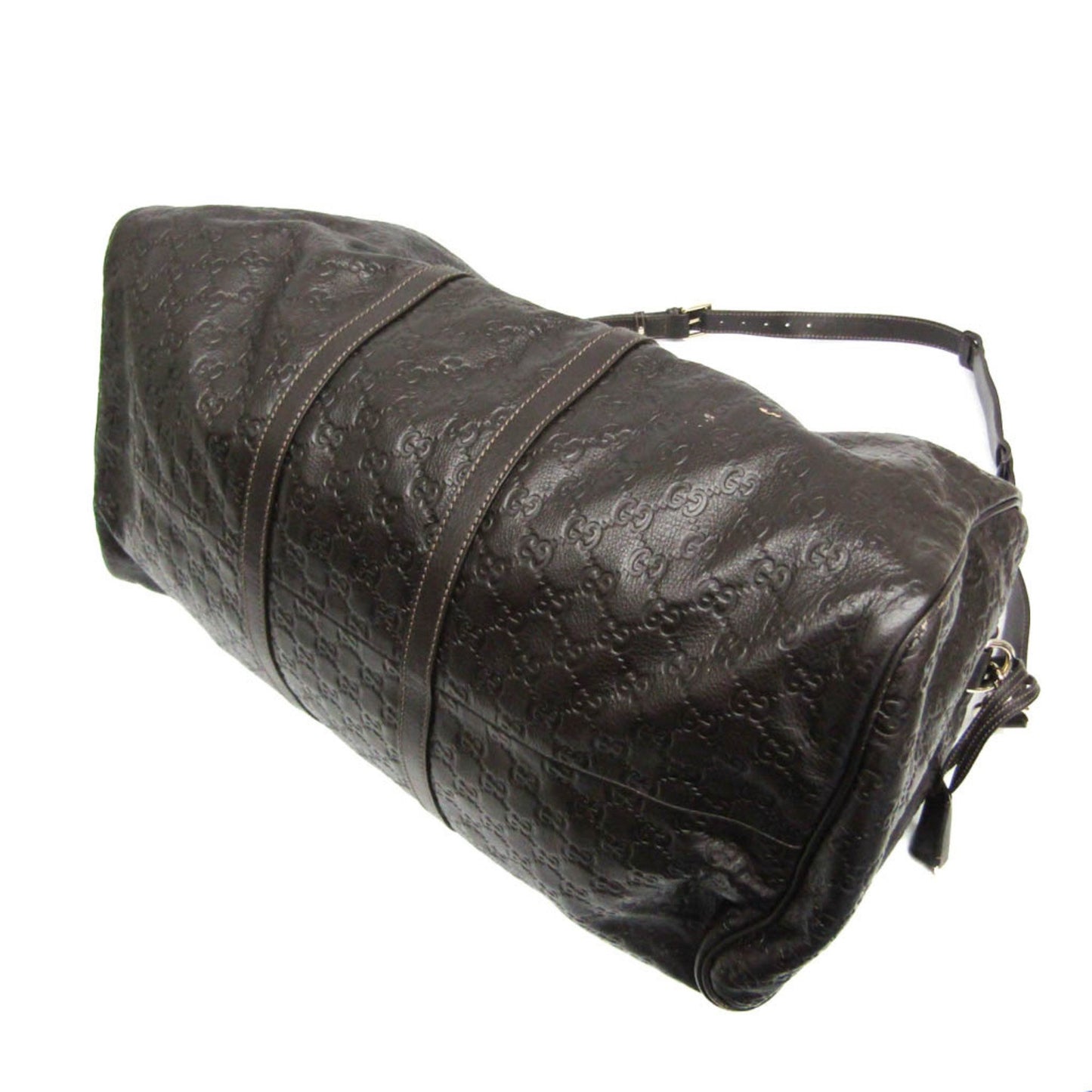 Gucci DUFFLE, Brown, Leather, travel