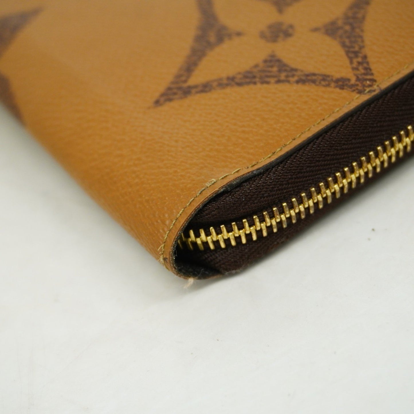 Louis Vuitton Zippy, Brown, Leather, wallet