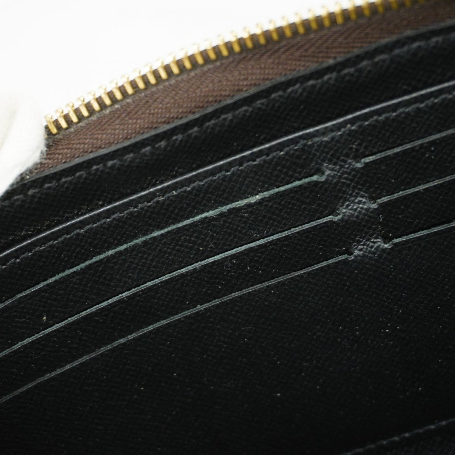 Louis Vuitton Zippy, Brown, Leather, wallet