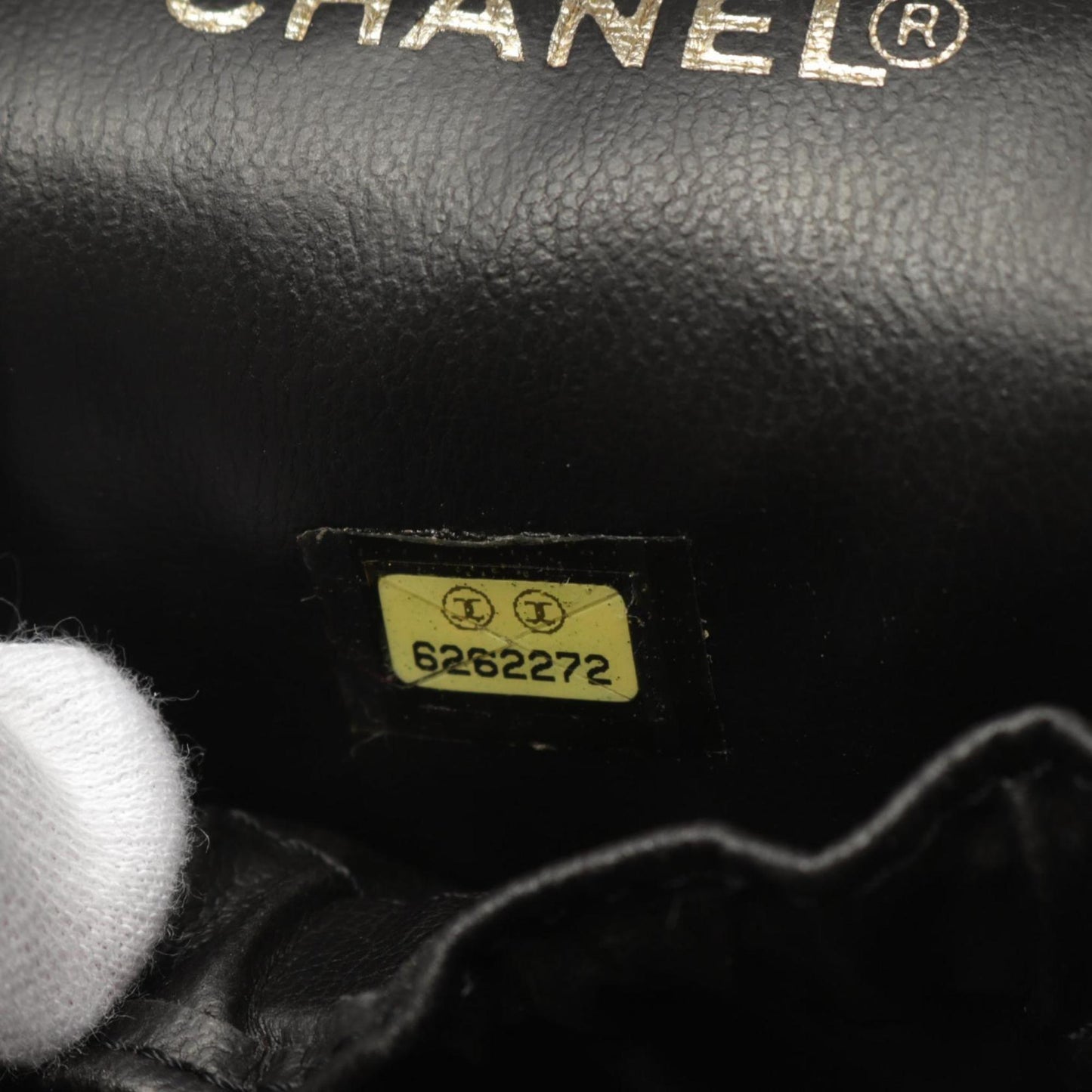 Chanel, Black, Leather, handbag