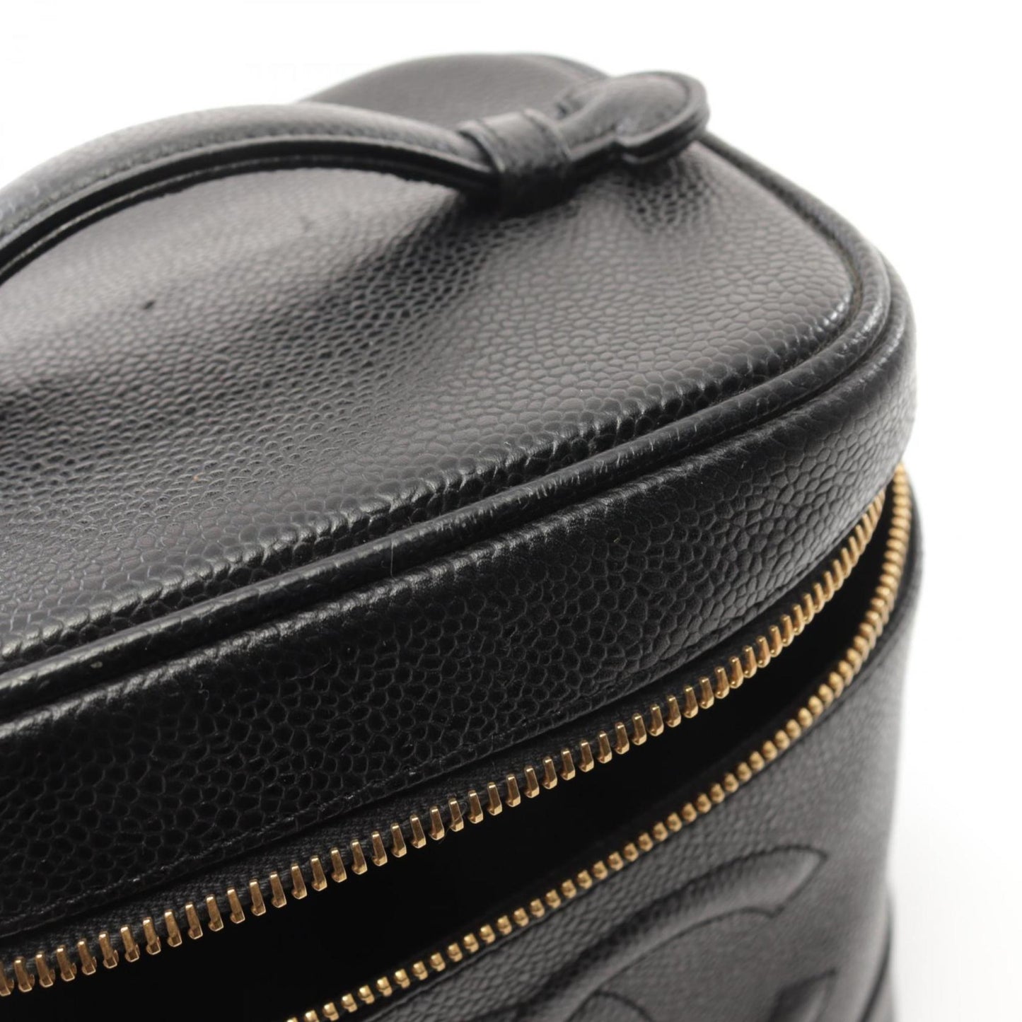 Chanel, Black, Leather, handbag