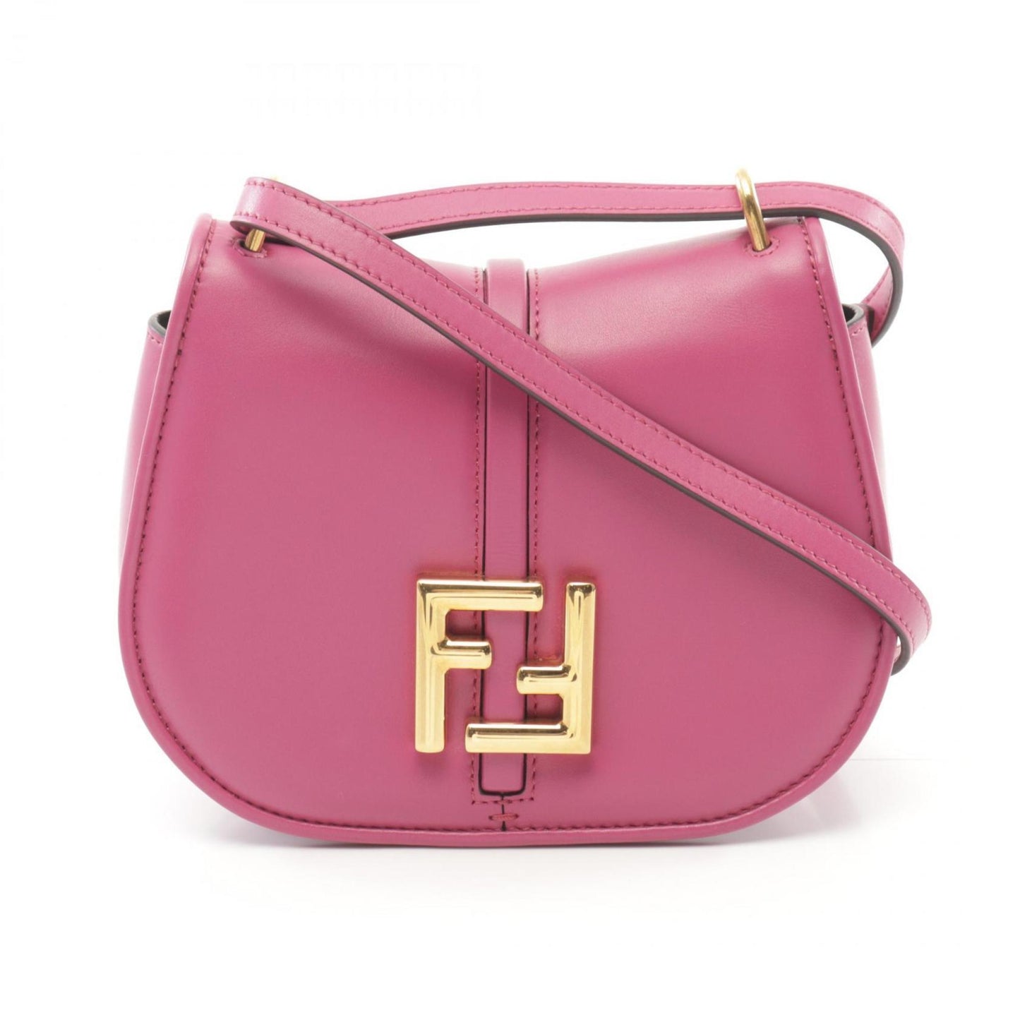 Fendi, Pink, Leather, shoulder