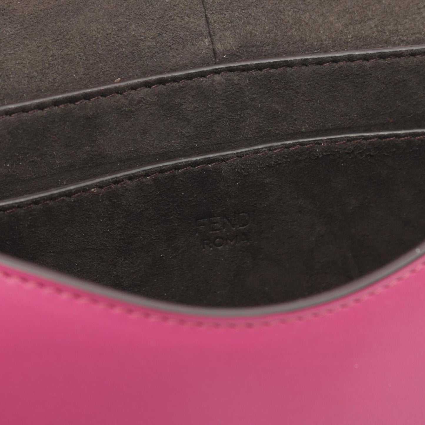 Fendi, Pink, Leather, shoulder