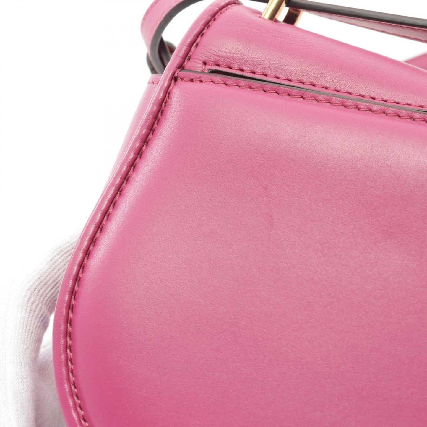 Fendi, Pink, Leather, shoulder