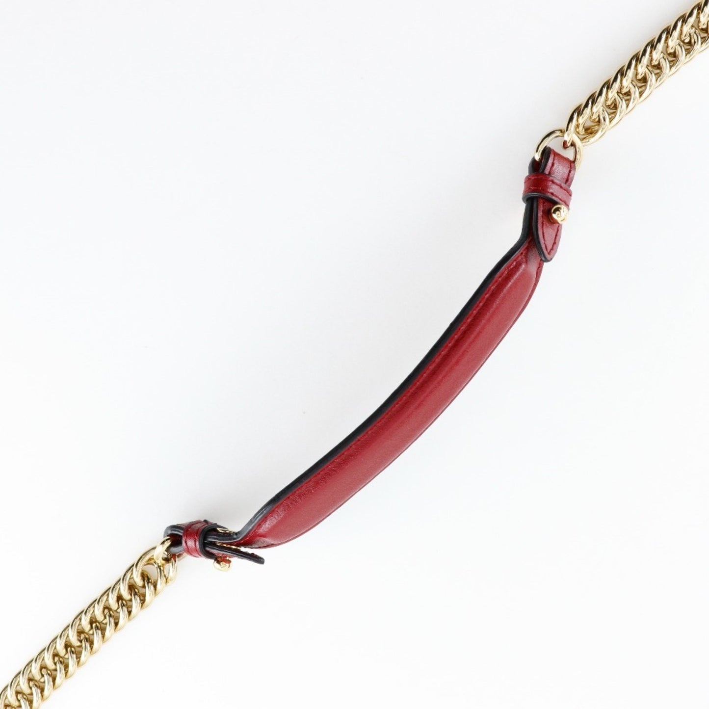 Fendi Kan I, Red, Leather, shoulder