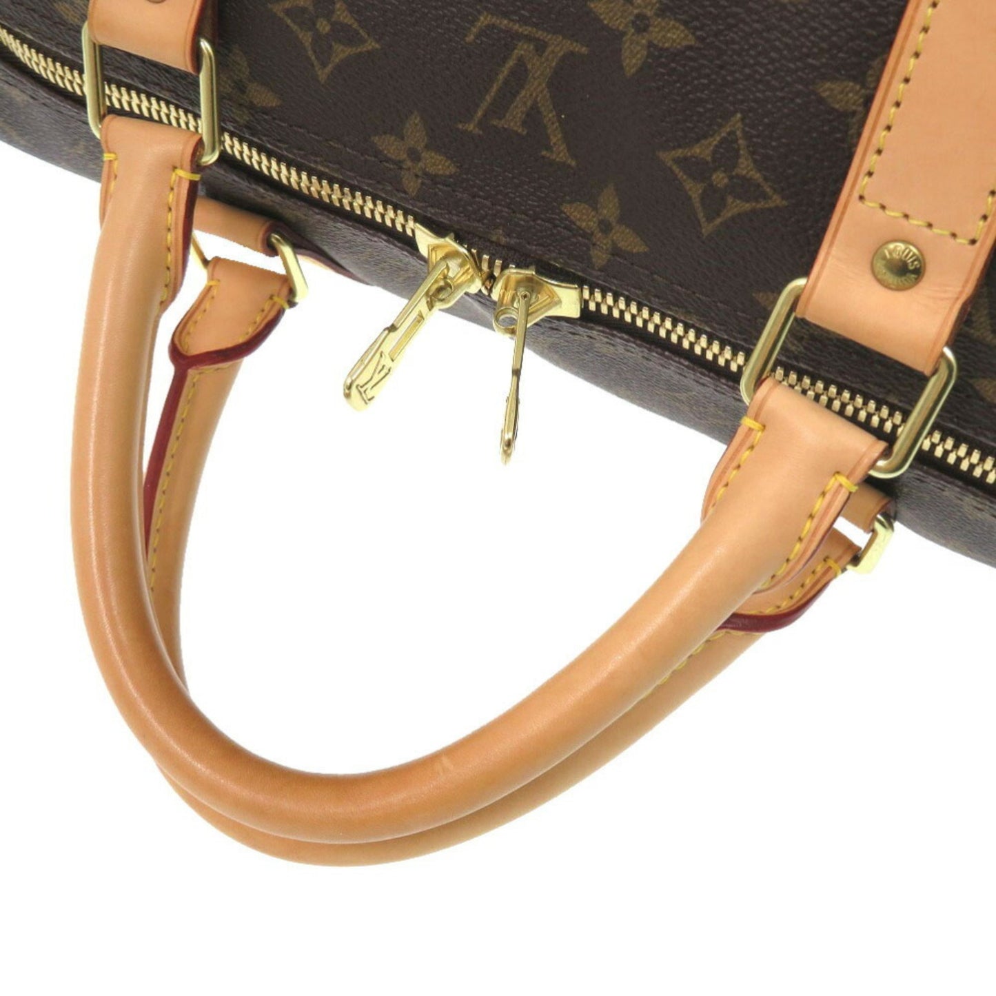 Louis Vuitton Keepall 60, Brown, Canvas, travel