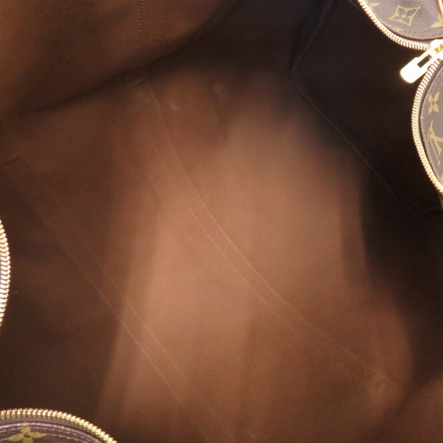Louis Vuitton Keepall 60, Brown, Canvas, travel