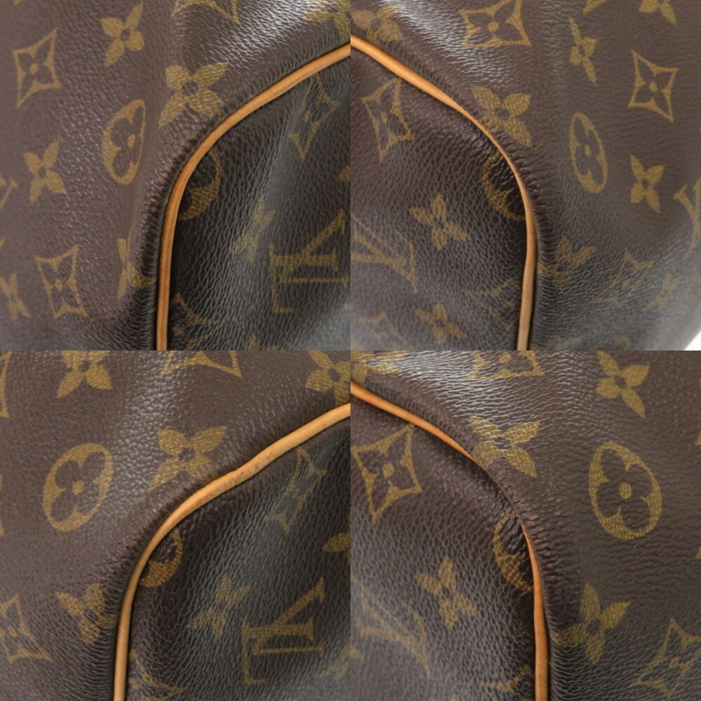 Louis Vuitton Keepall 60, Brown, Canvas, travel