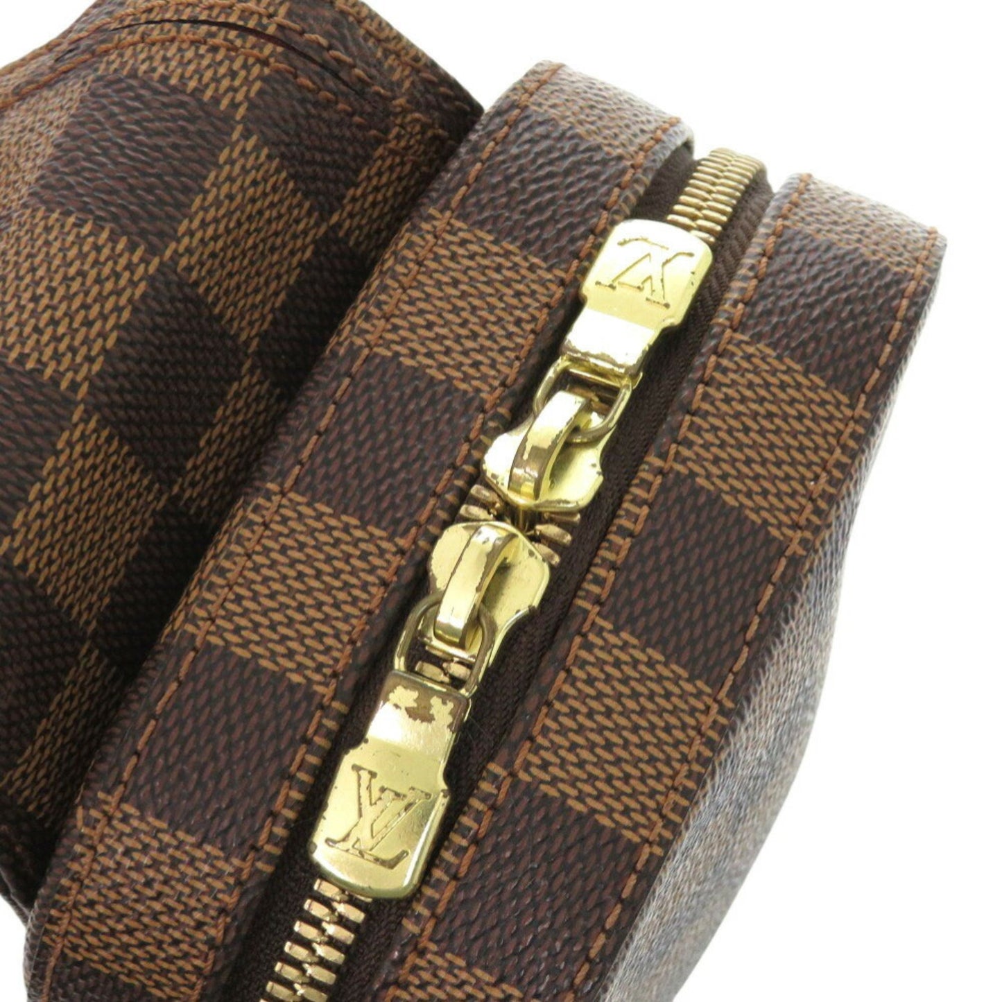 Louis Vuitton Geronimos, Brown, Canvas, shoulder