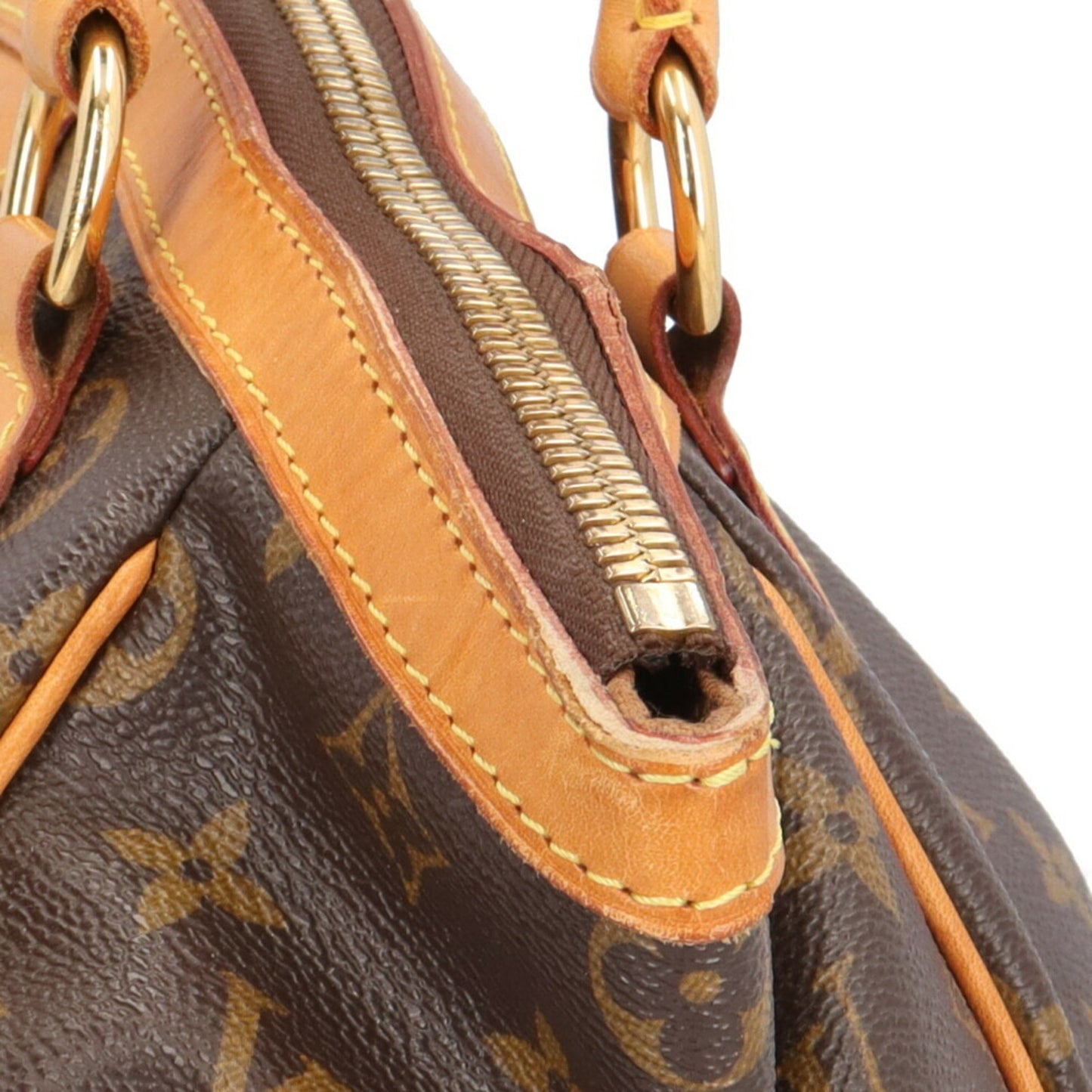 Louis Vuitton Tivoli, Brown, Canvas, handbag
