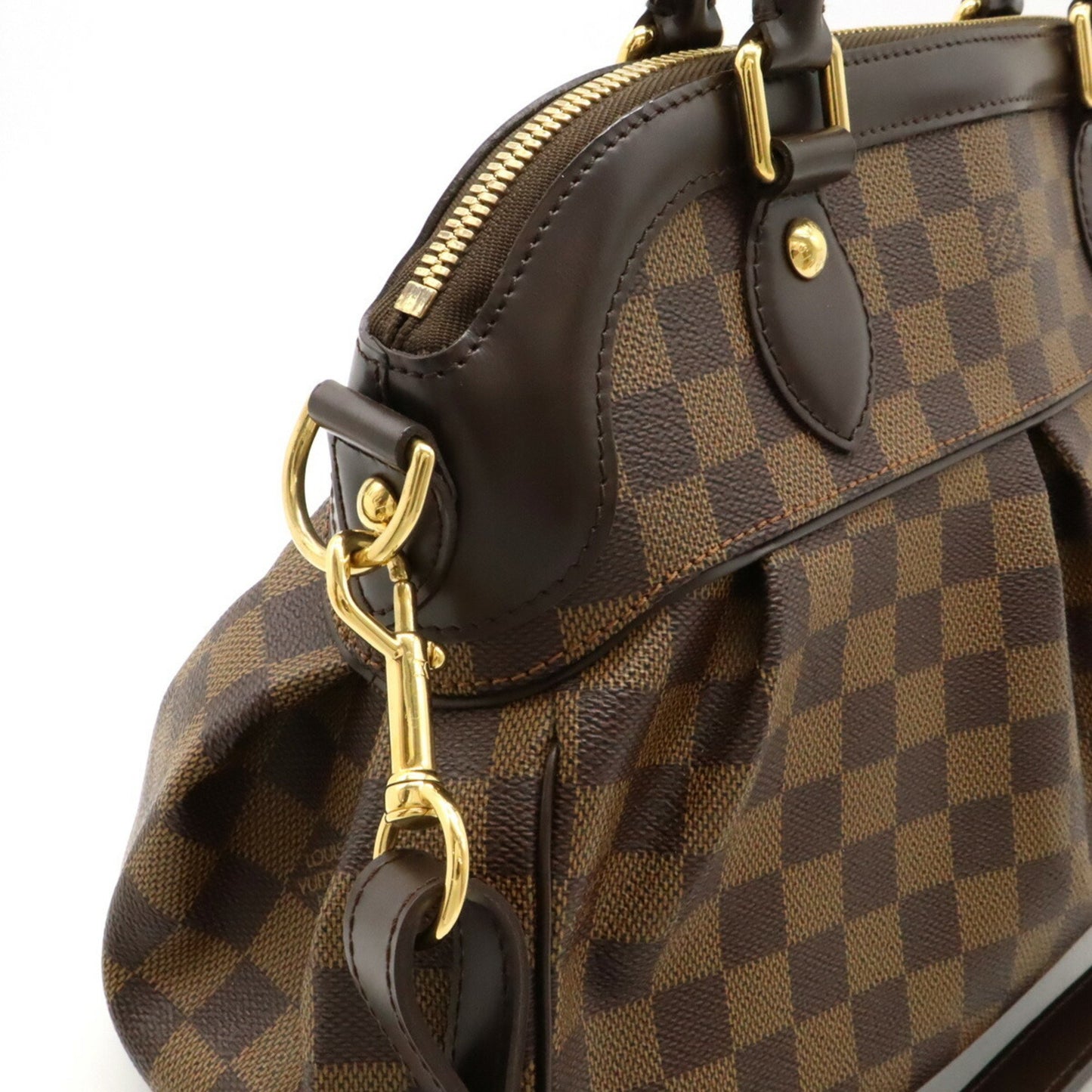 Louis Vuitton Trevi, Brown, Canvas, handbag