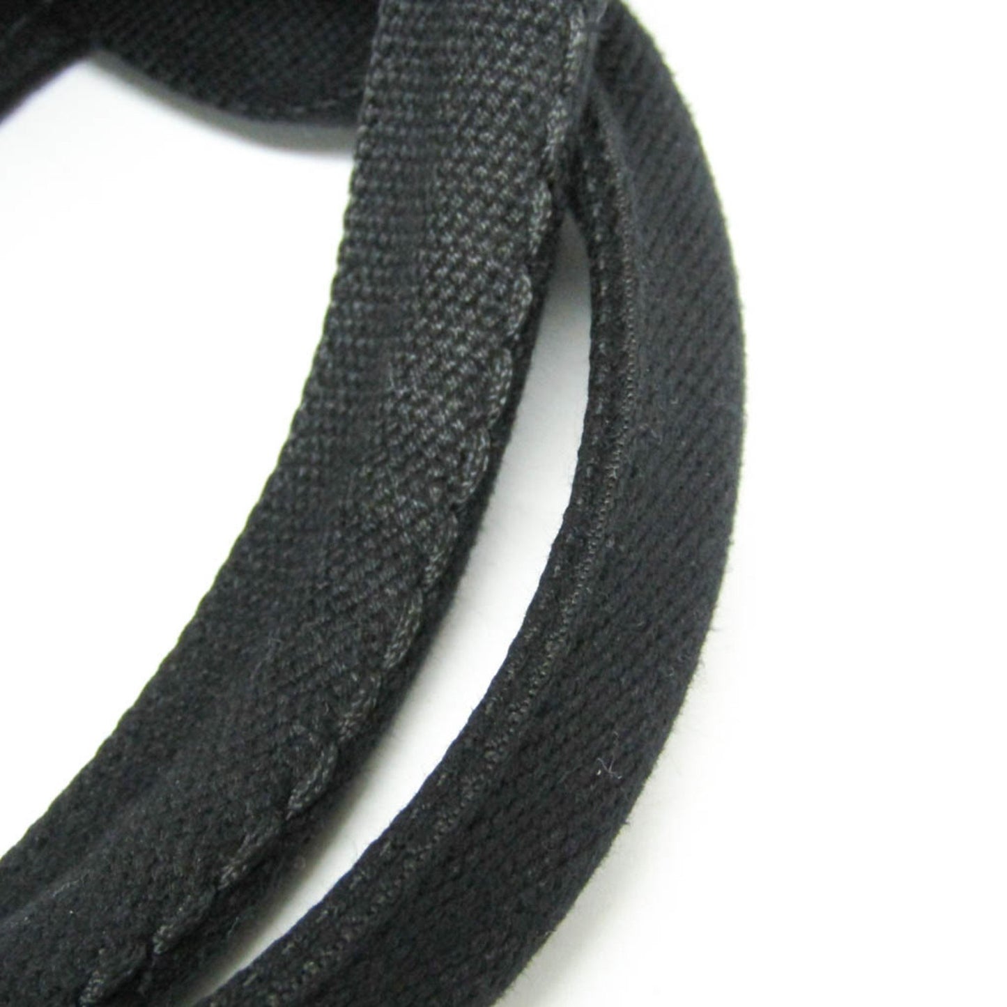 Prada Canapa, Black, Canvas, shoulder