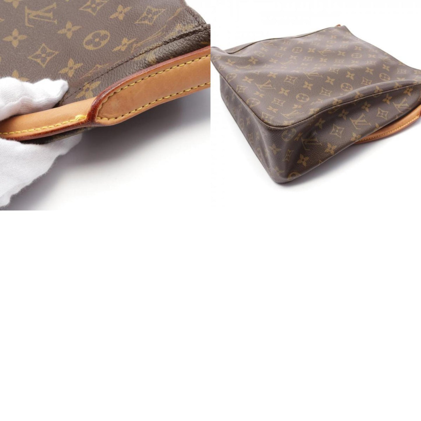 Louis Vuitton Looping GM, Brown, Canvas, shoulder