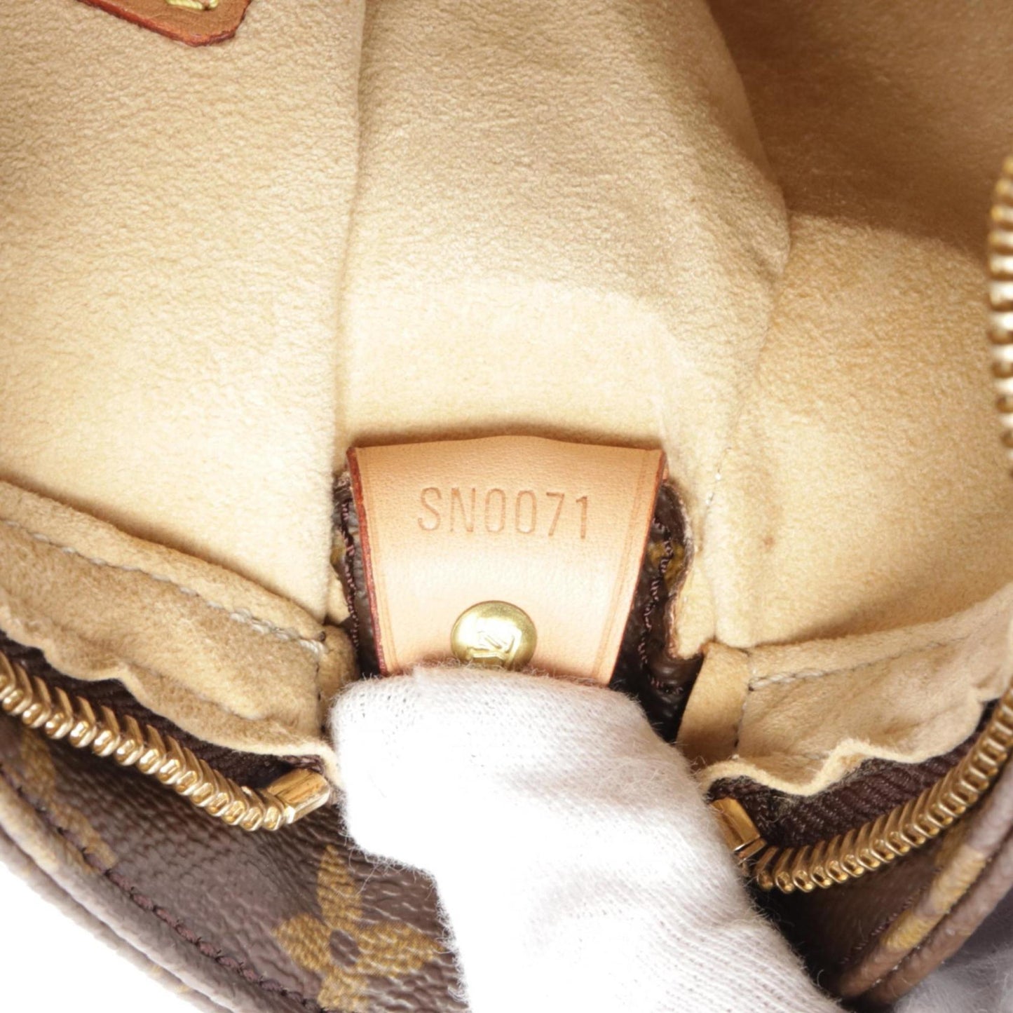 Louis Vuitton Looping GM, Brown, Canvas, shoulder