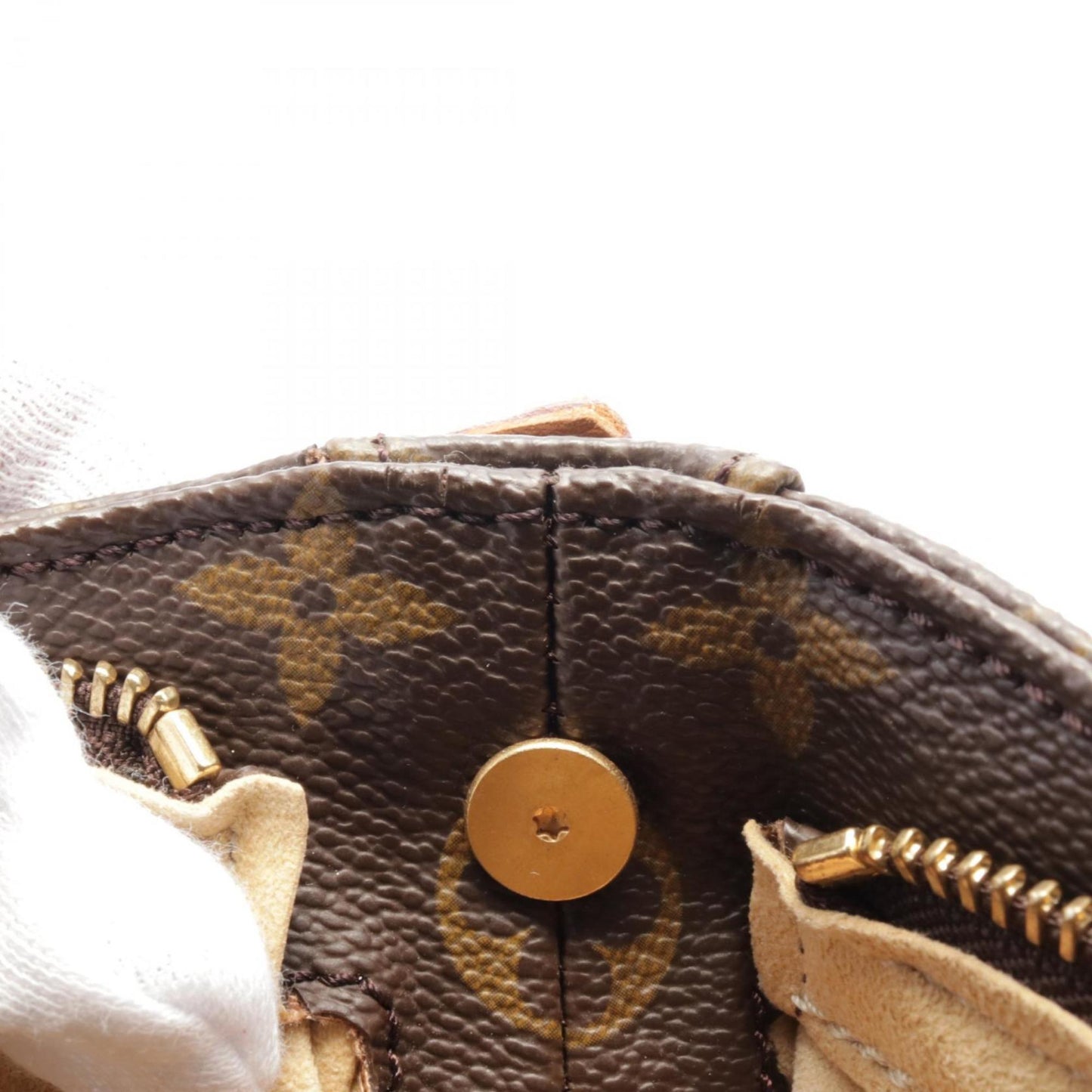 Louis Vuitton Looping GM, Brown, Canvas, shoulder