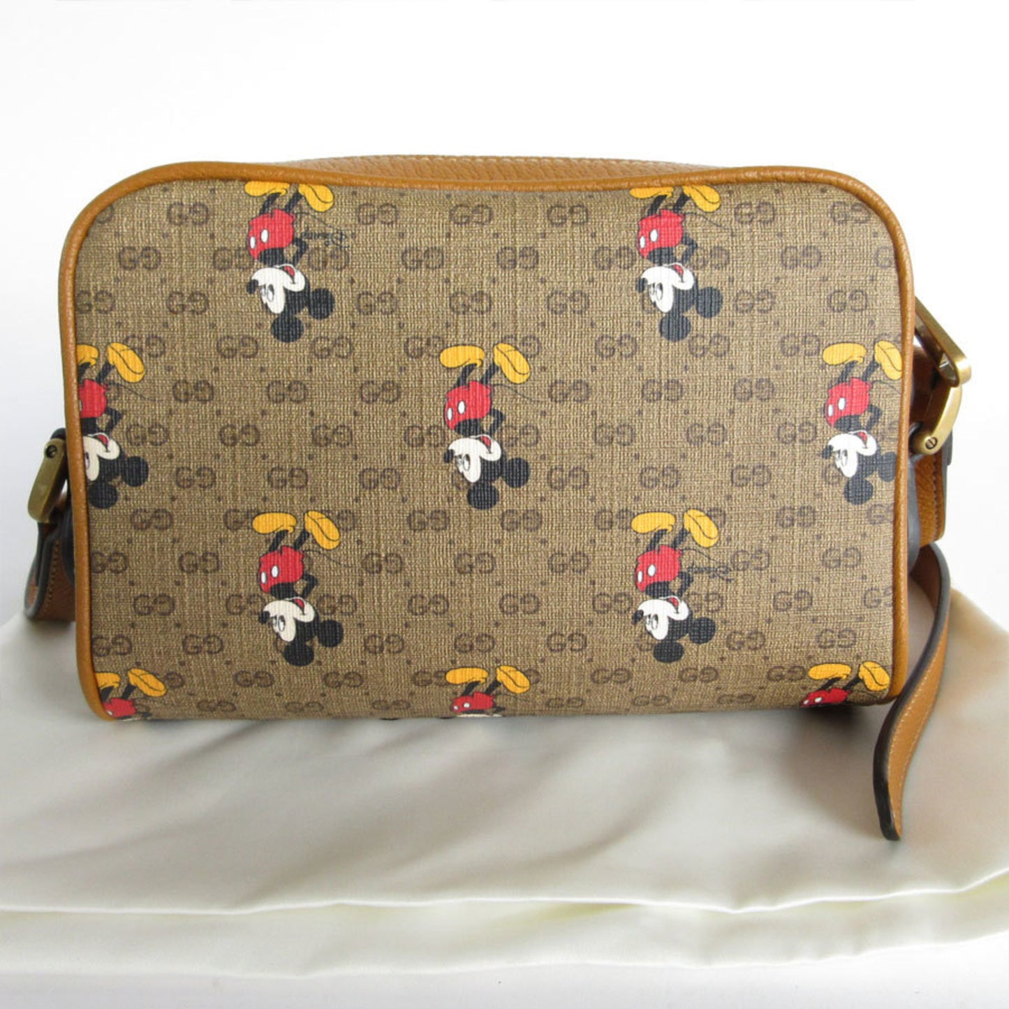 Gucci, Brown, Canvas, shoulder