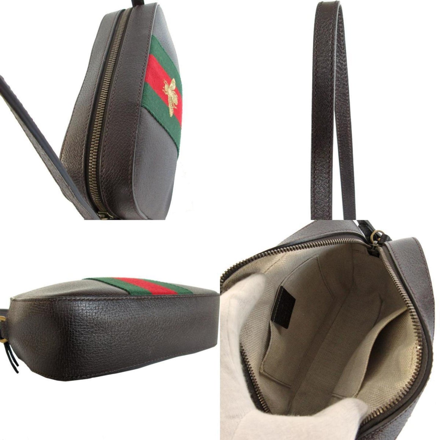 Gucci Ophidia, Black, Leather, shoulder