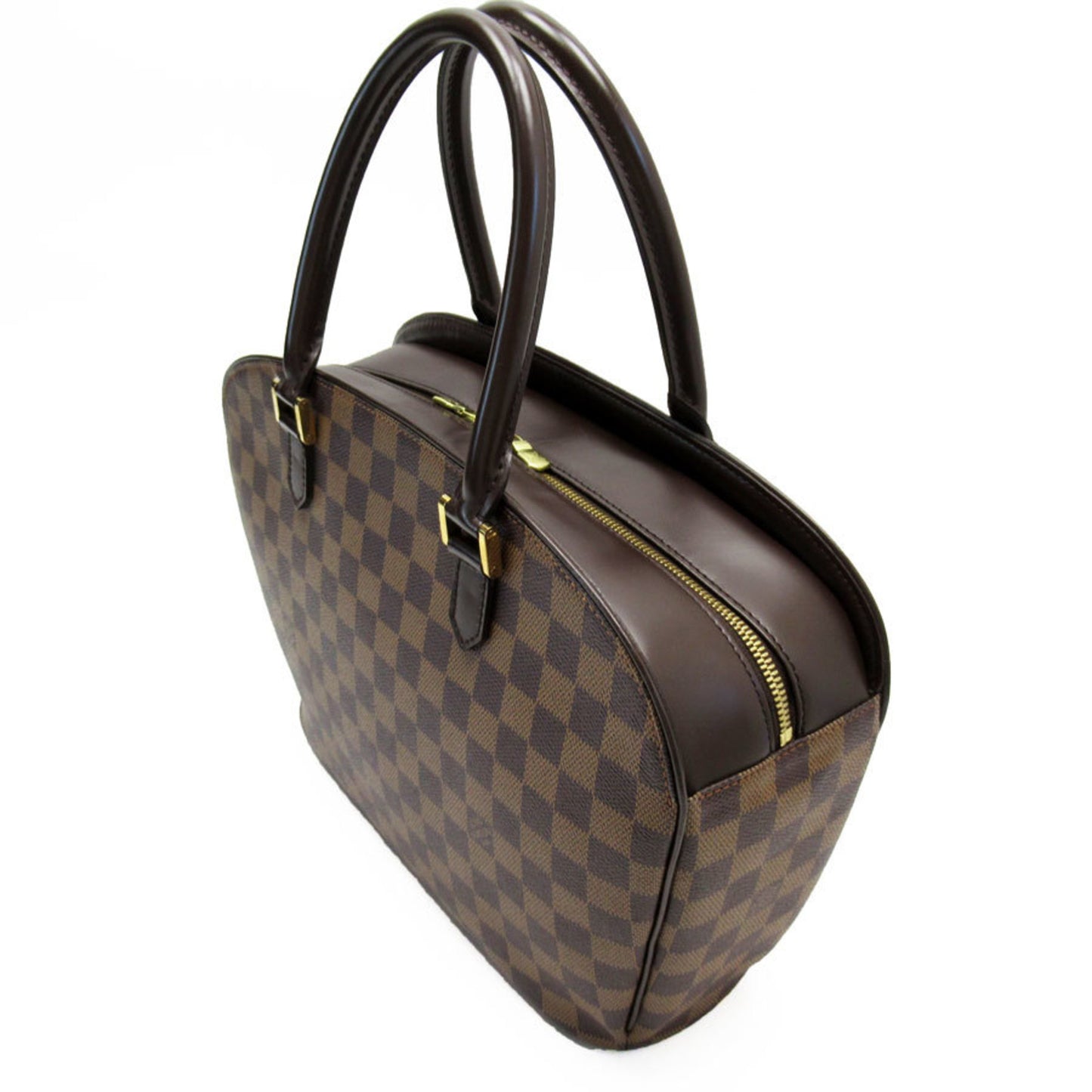 Louis Vuitton Sarria, Brown, Canvas, handbag