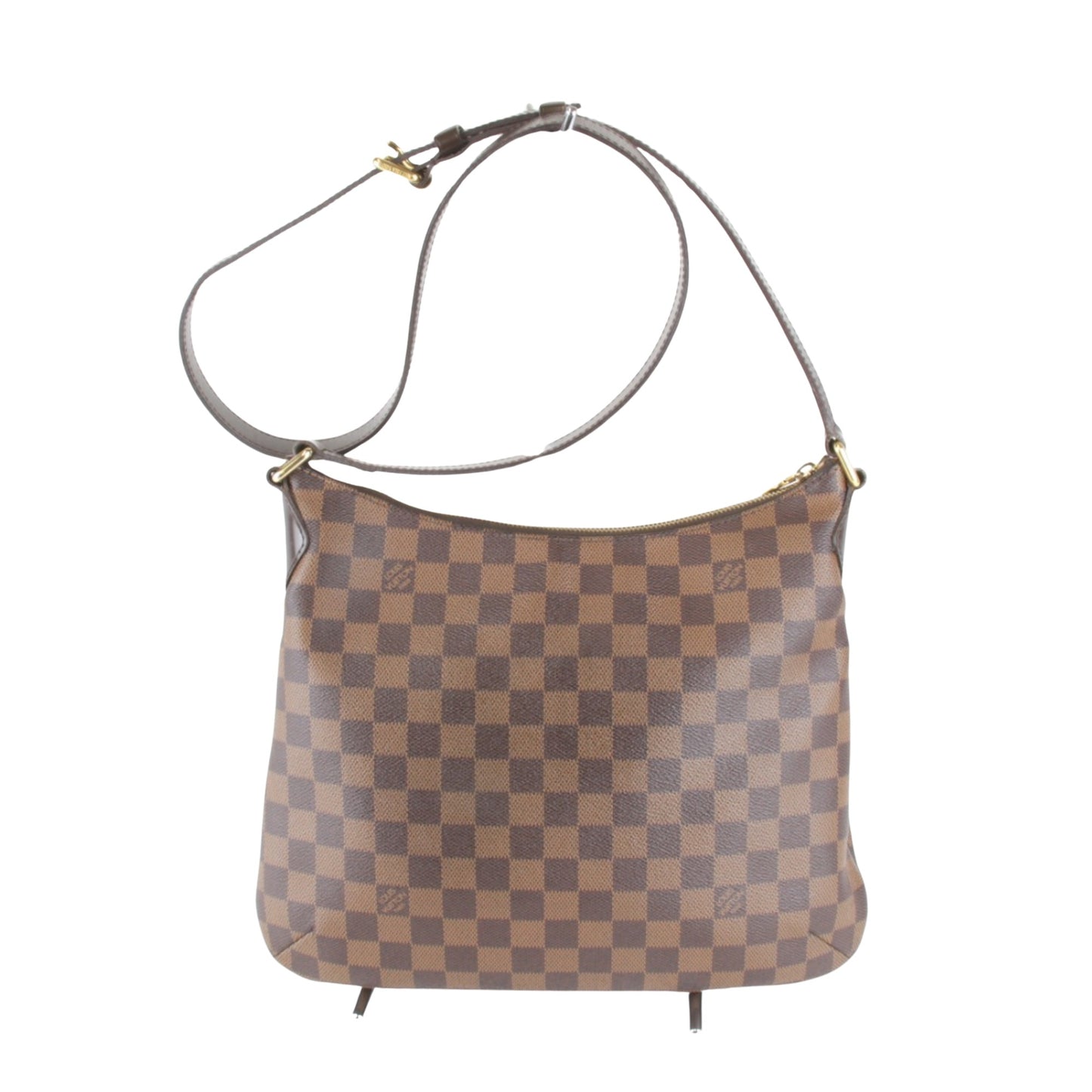 Louis Vuitton Bloomsbury, Brown, Canvas, shoulder