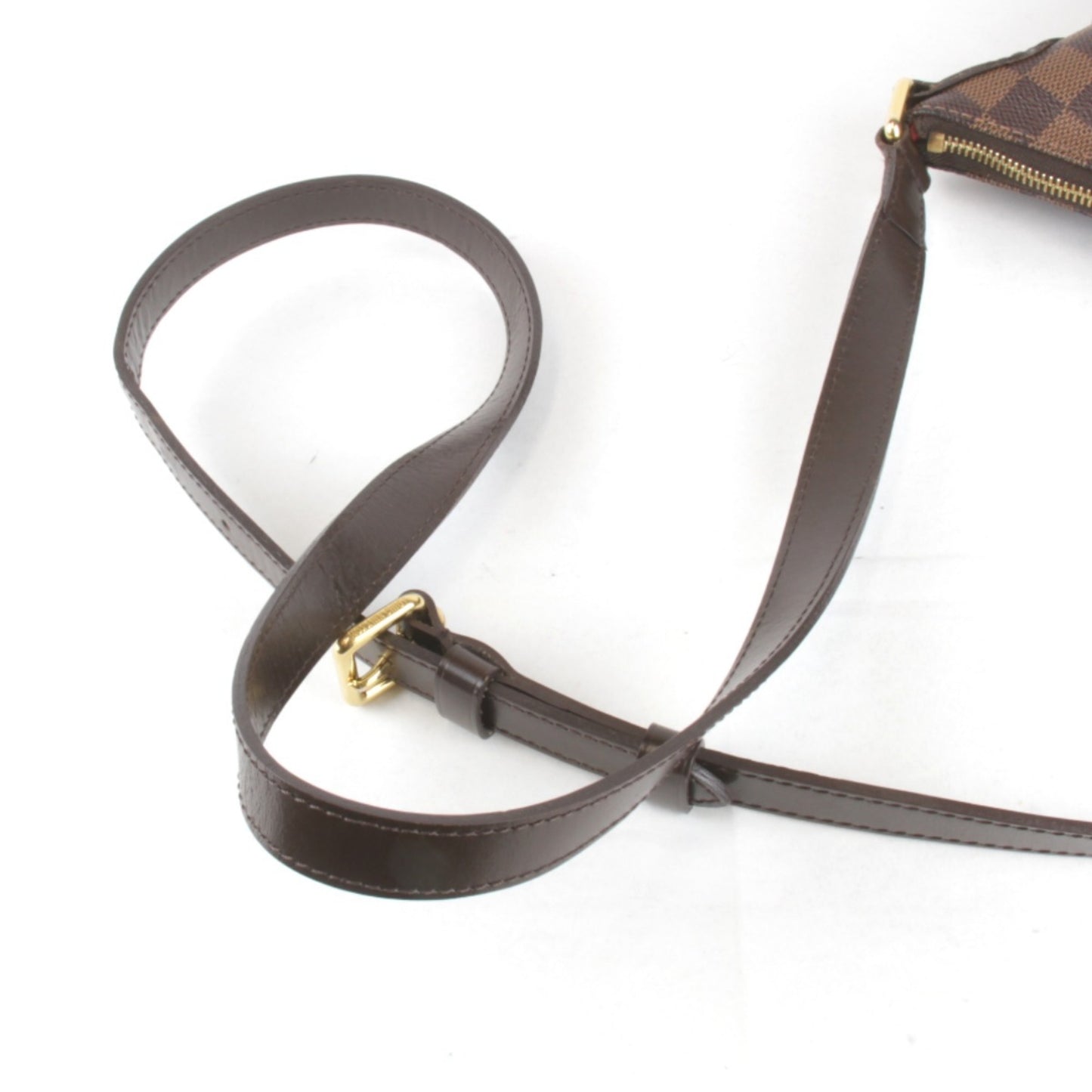Louis Vuitton Bloomsbury, Brown, Canvas, shoulder