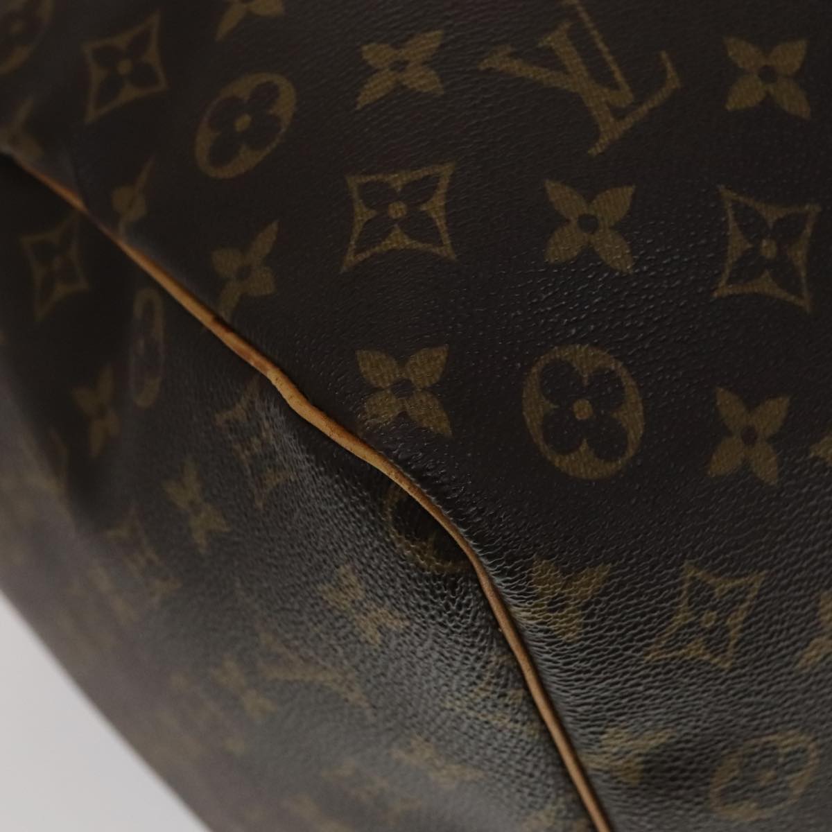 Louis Vuitton Keepall 60, Brown, Canvas, travel