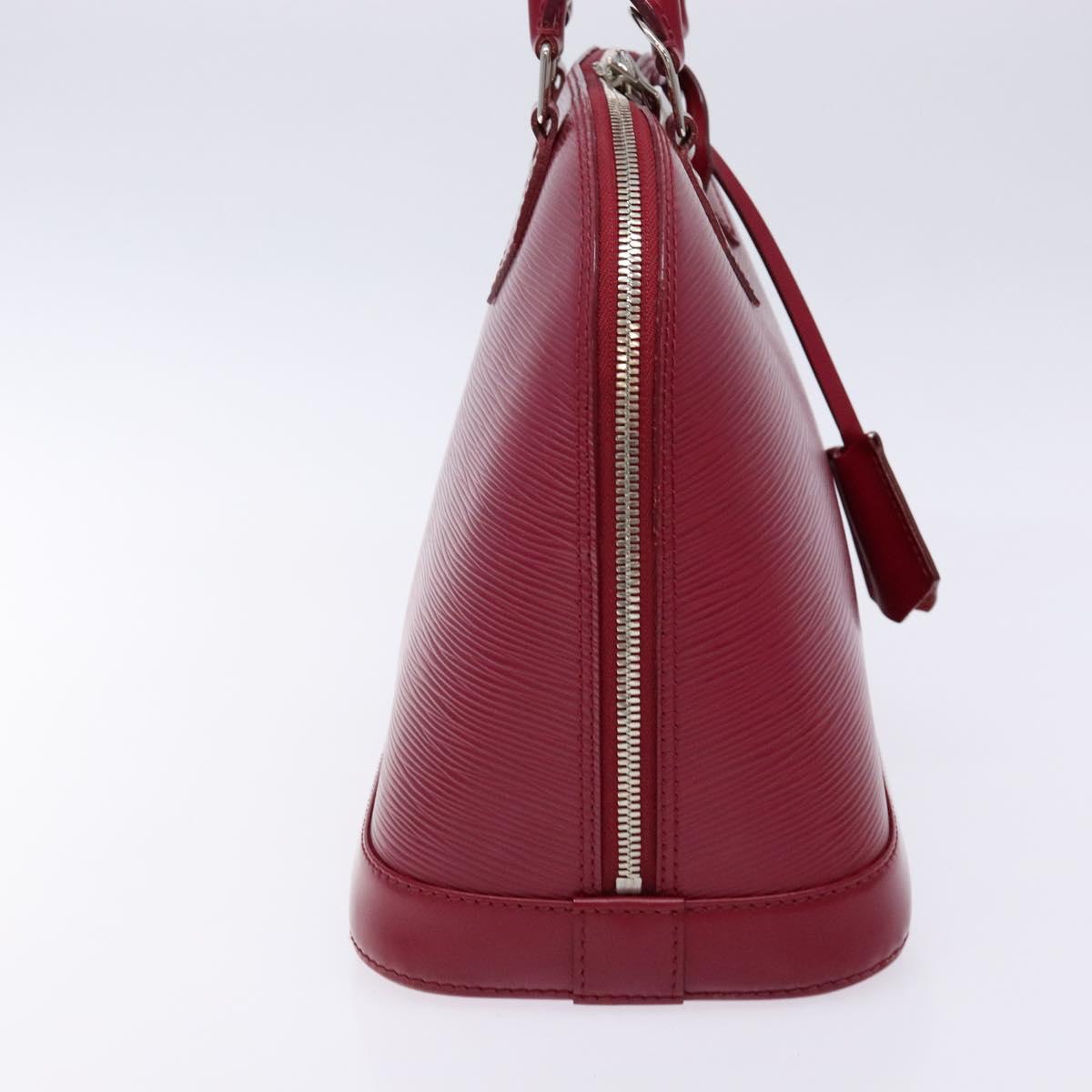 Louis Vuitton Alma, Pink, Leather, handbag